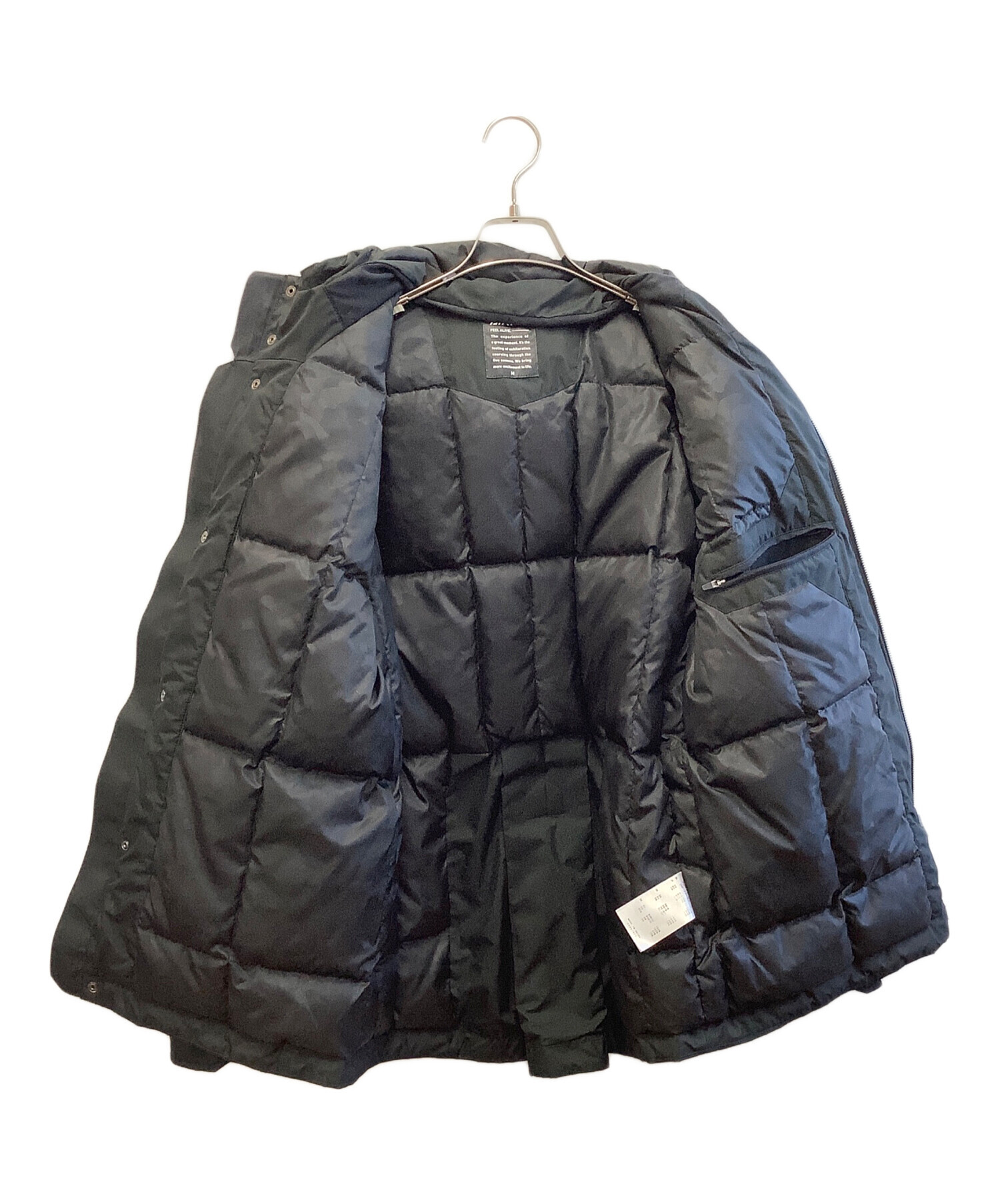 中古・古着通販】DAIWA (ダイワ) ダウンジャケット ブラック サイズ:M