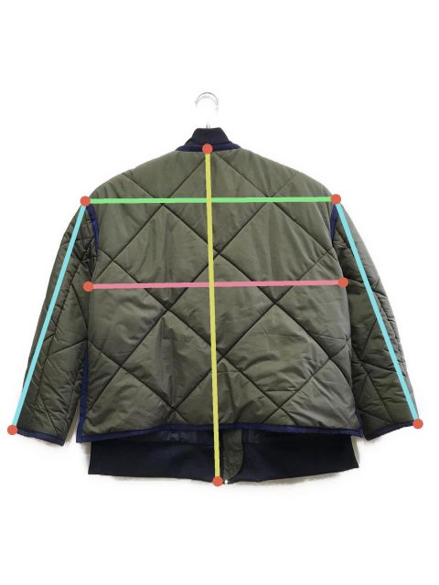 UN3D. レイヤードキルティング　ブルゾン　AM-1 定価¥46,200 中古・古着通販】UN3D. (アンスリード) レイヤードキルティング