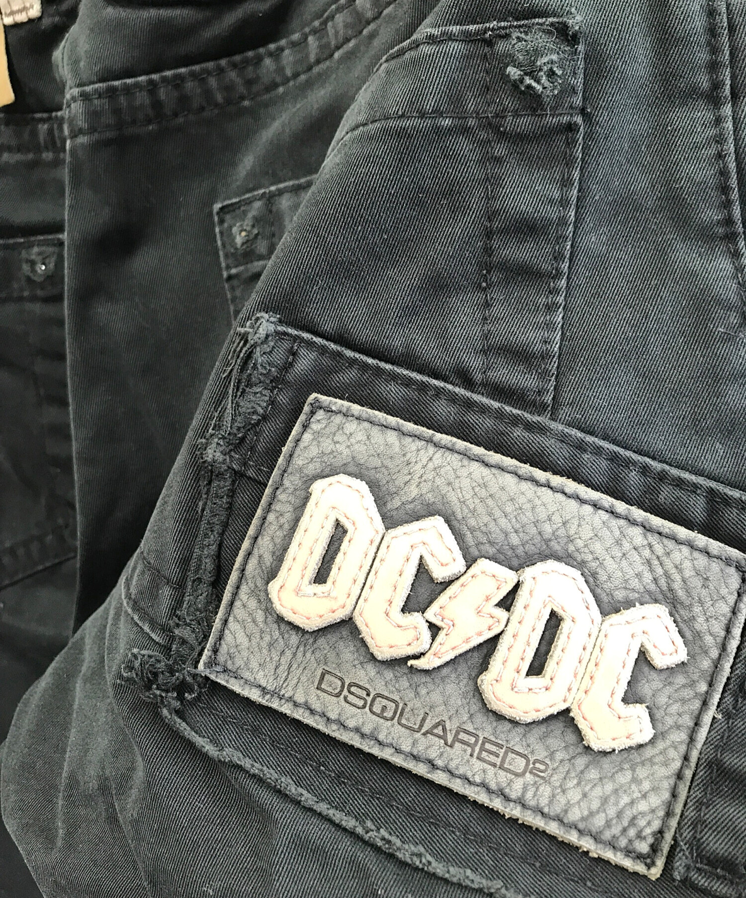 中古・古着通販】DSQUARED2 (ディースクエアード) チノパン ブラック 