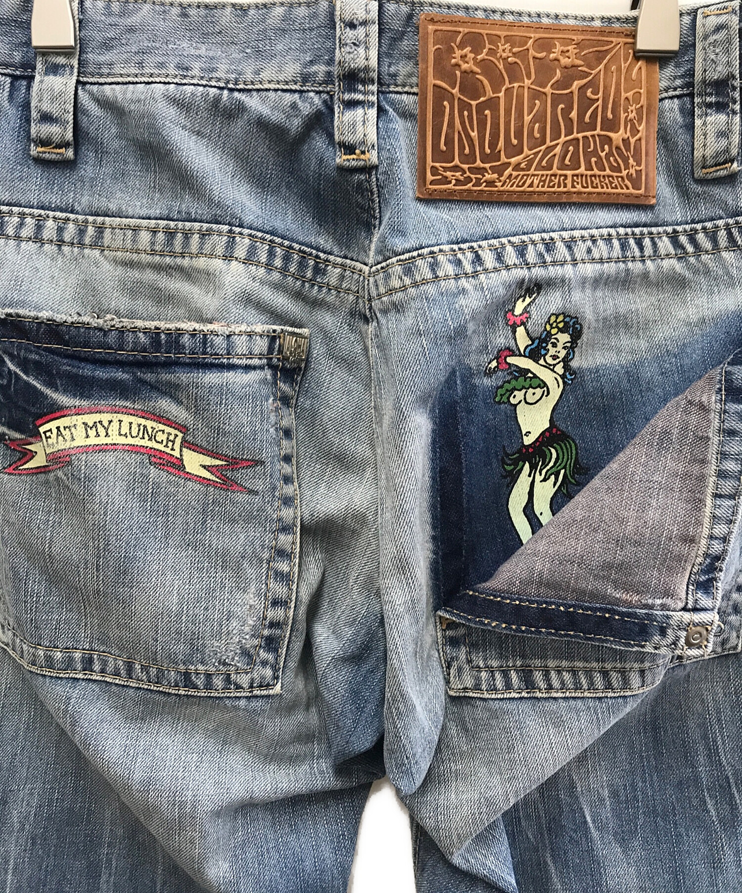 ディースクエアード サイズ:44 ダメージ加工デニムパンツ 中古 BS99 中古・古着通販】DSQUARED2 (ディースクエアード) ダメージ加工デニム