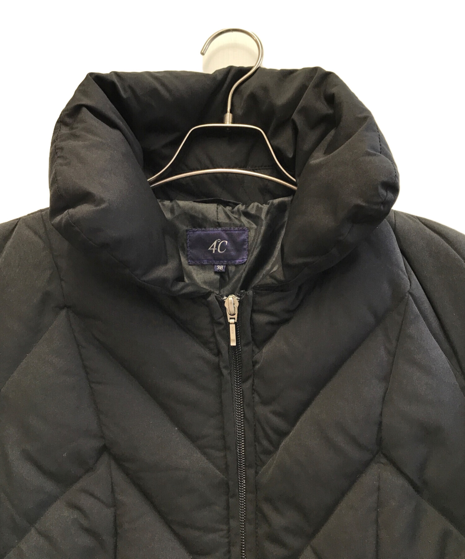中古・古着通販】4℃ (ヨンドシー) ダウンコート ブラック サイズ