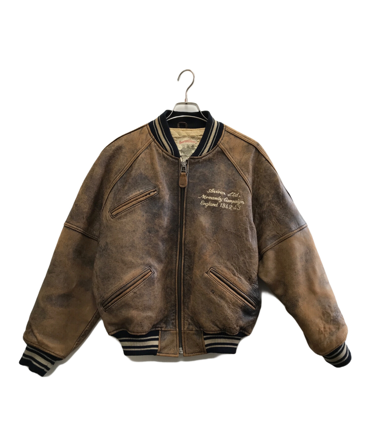 中古・古着通販】AVIREX (アヴィレックス) レザージャケット 中古・古着通販】AVIREX (アヴィレックス) レザージャケット