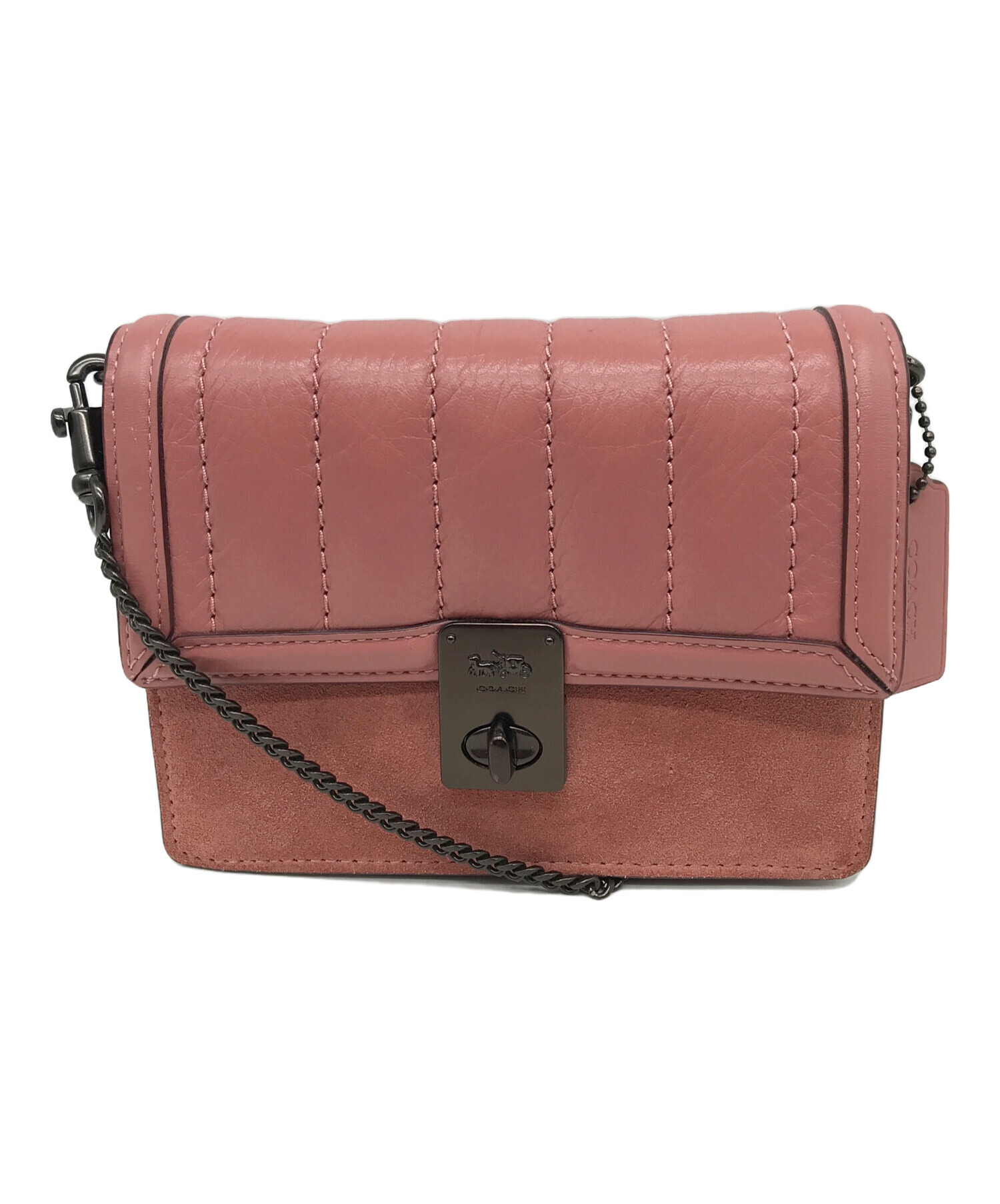 中古・古着通販】COACH (コーチ) ショルダーポーチ ピンク｜ブランド 