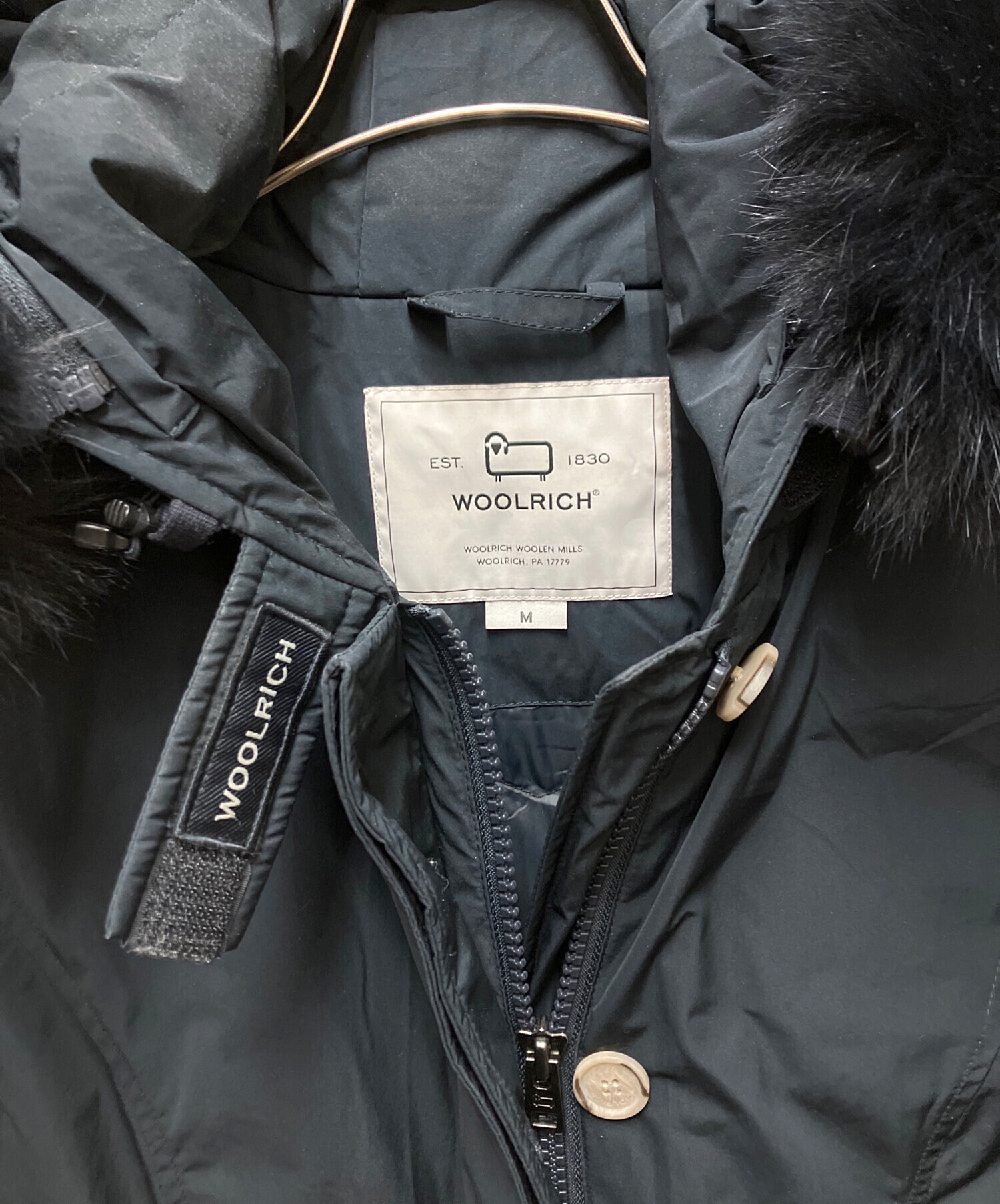 中古・古着通販】WOOLRICH (ウールリッチ) フォックスファーダウン 