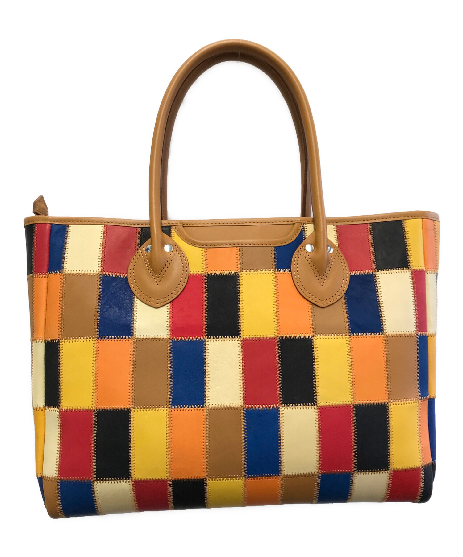 中古・古着通販】TRION (トライオン) パッチワークトートバッグ マルチ