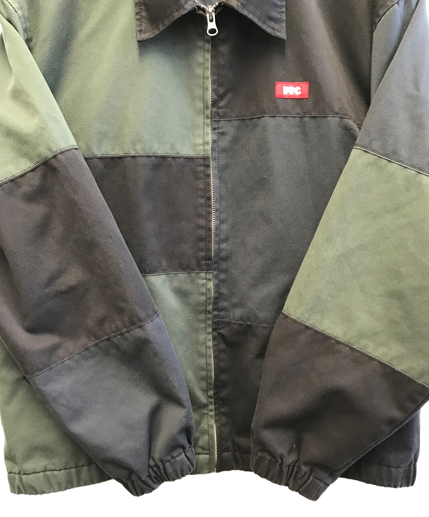 中古・古着通販】FTC (エフティーシー) PATCHWORK HARRINGTON JACKET