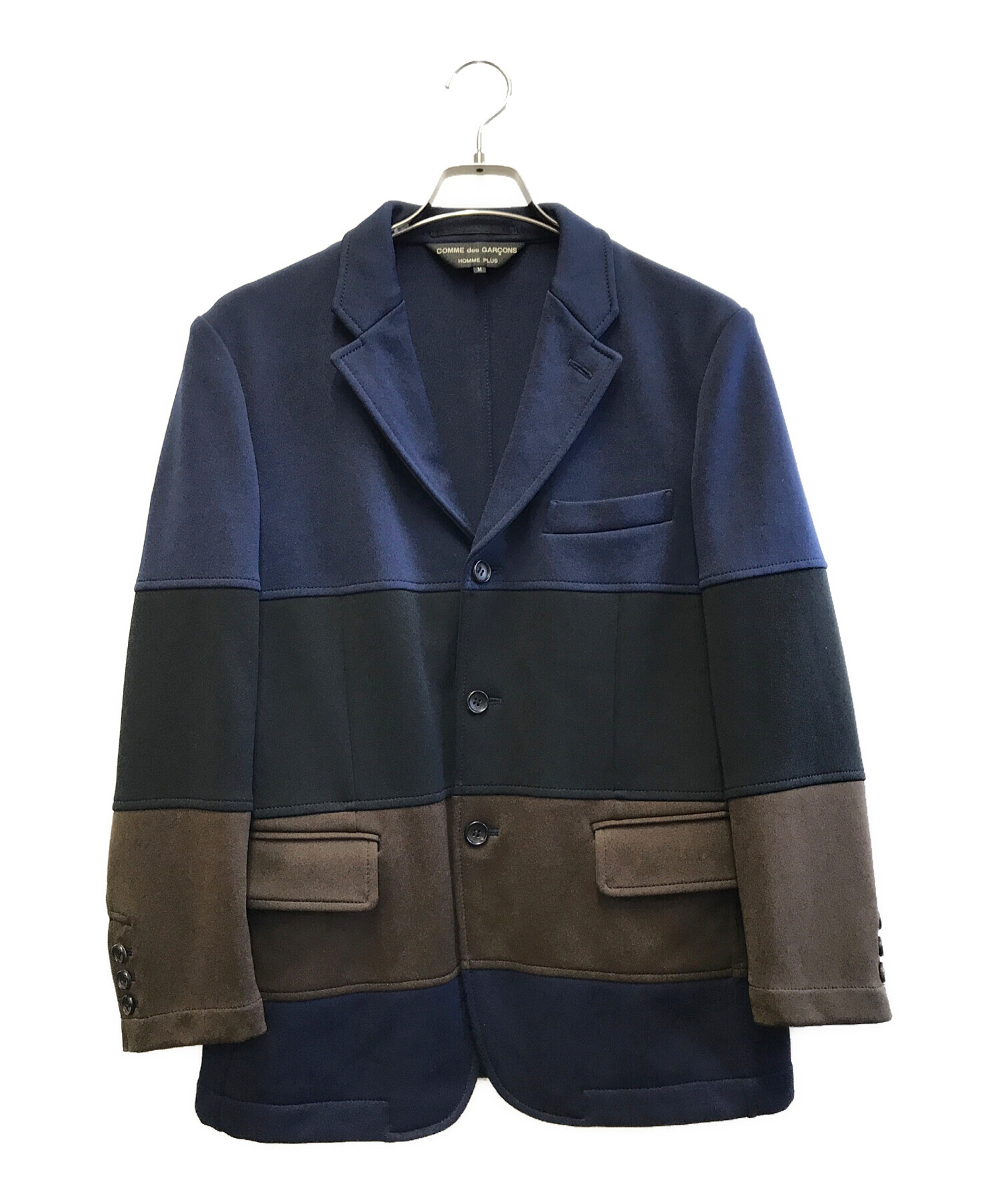 COMME des GARÇONS HOMME ネイビー テーラードジャケット