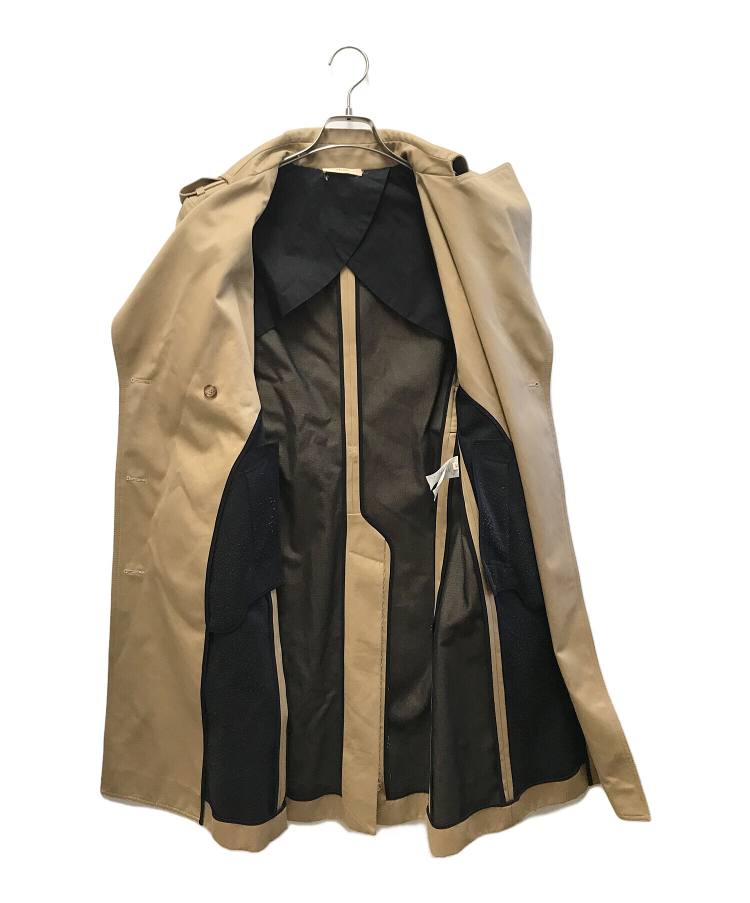 CELINE セリーヌ トレンチコート サイズ36 中古・古着通販】CELINE (セリーヌ) ベルト付トレンチコート ベージュ