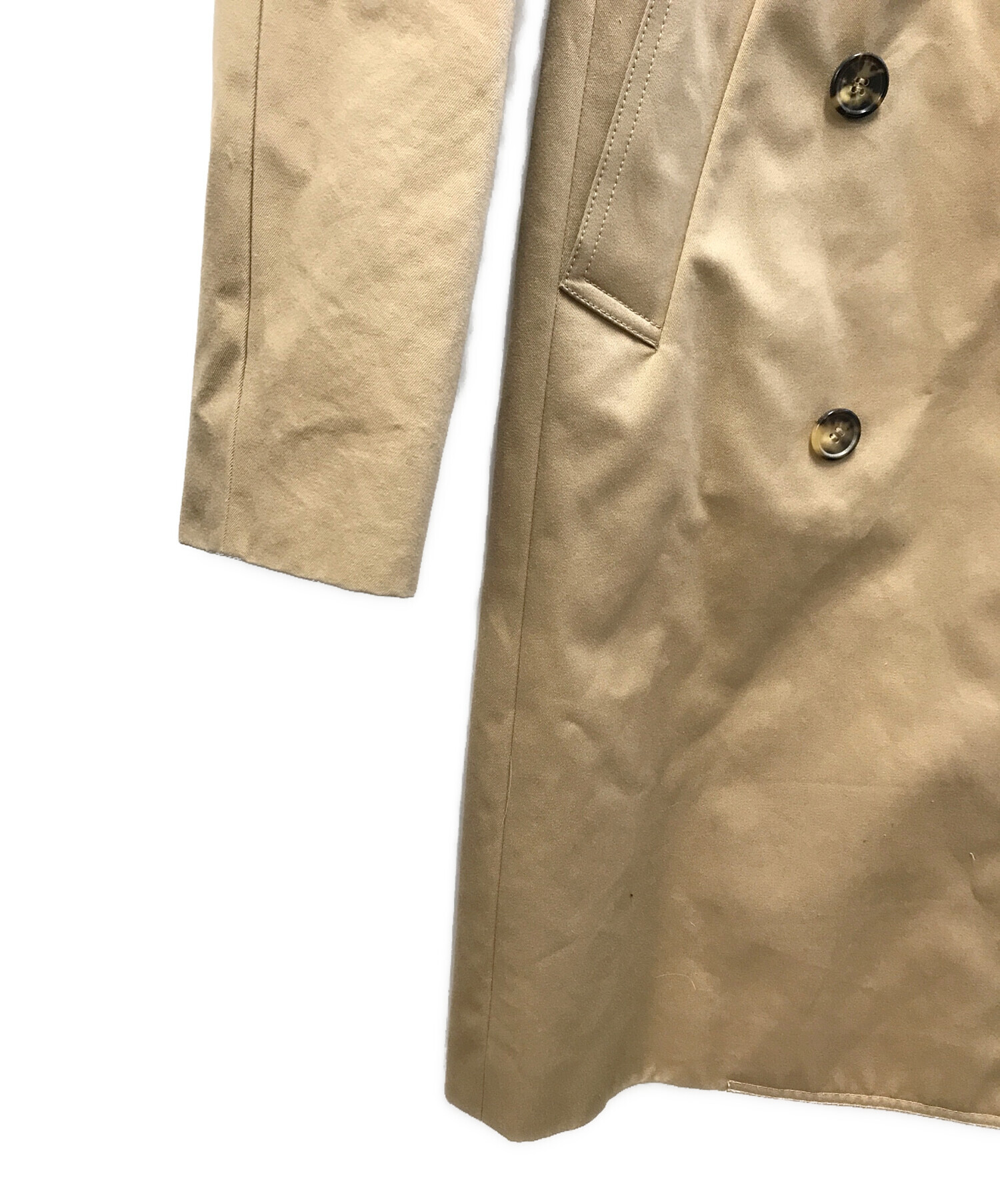 中古・古着通販】CELINE (セリーヌ) ベルト付トレンチコート ベージュ