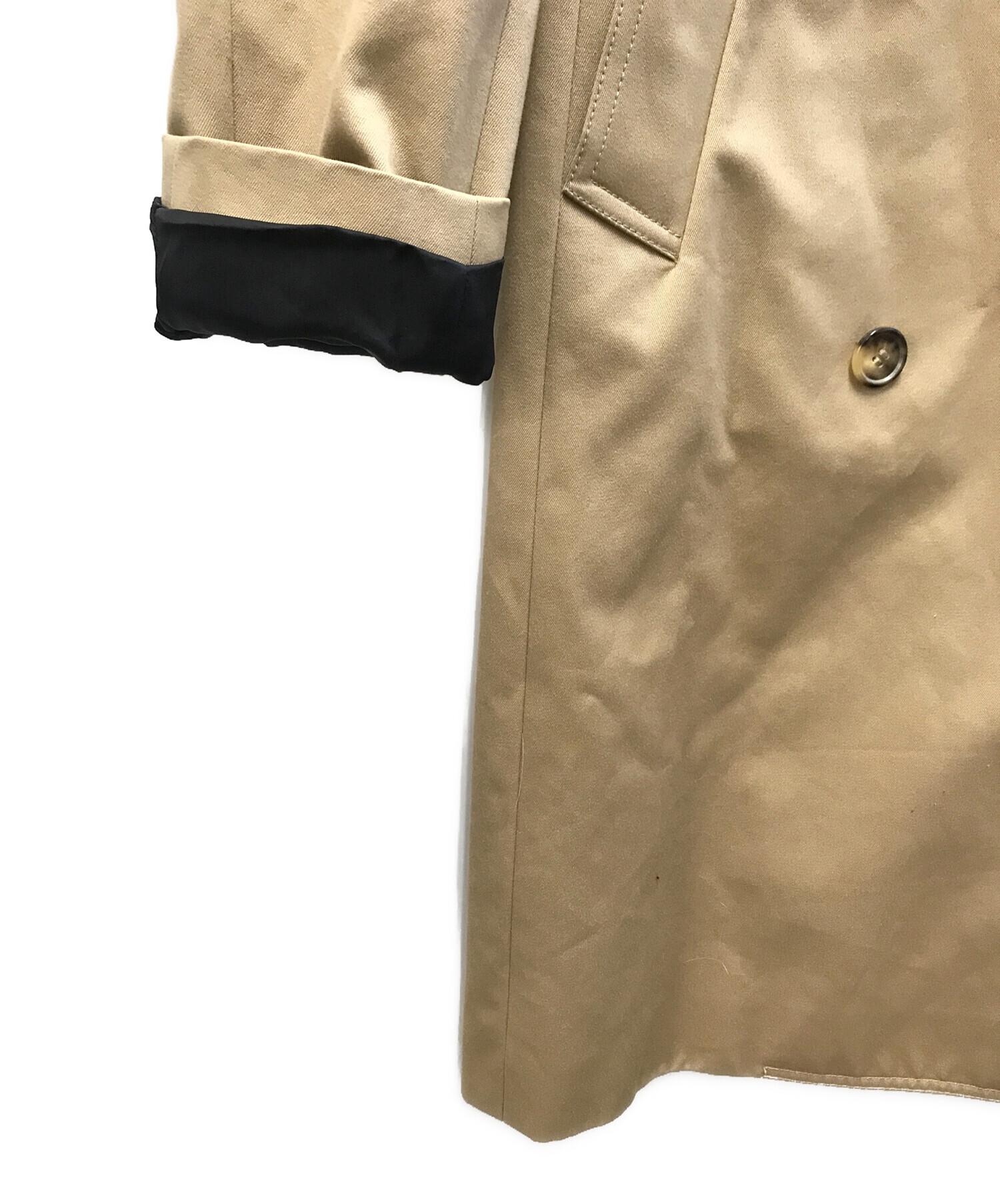 中古・古着通販】CELINE (セリーヌ) ベルト付トレンチコート ベージュ