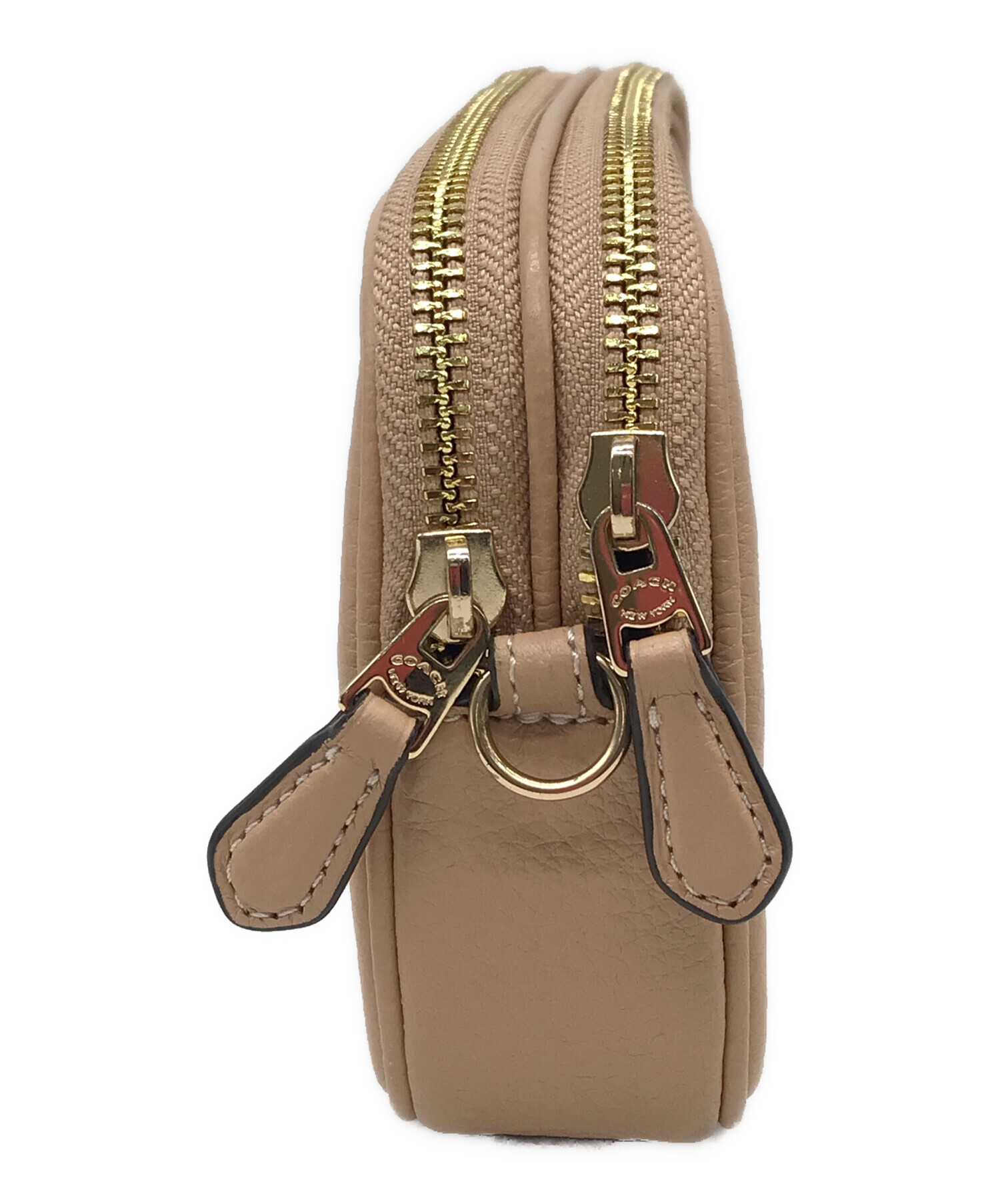 中古・古着通販】COACH (コーチ) ショルダーバッグ ベージュ｜ブランド