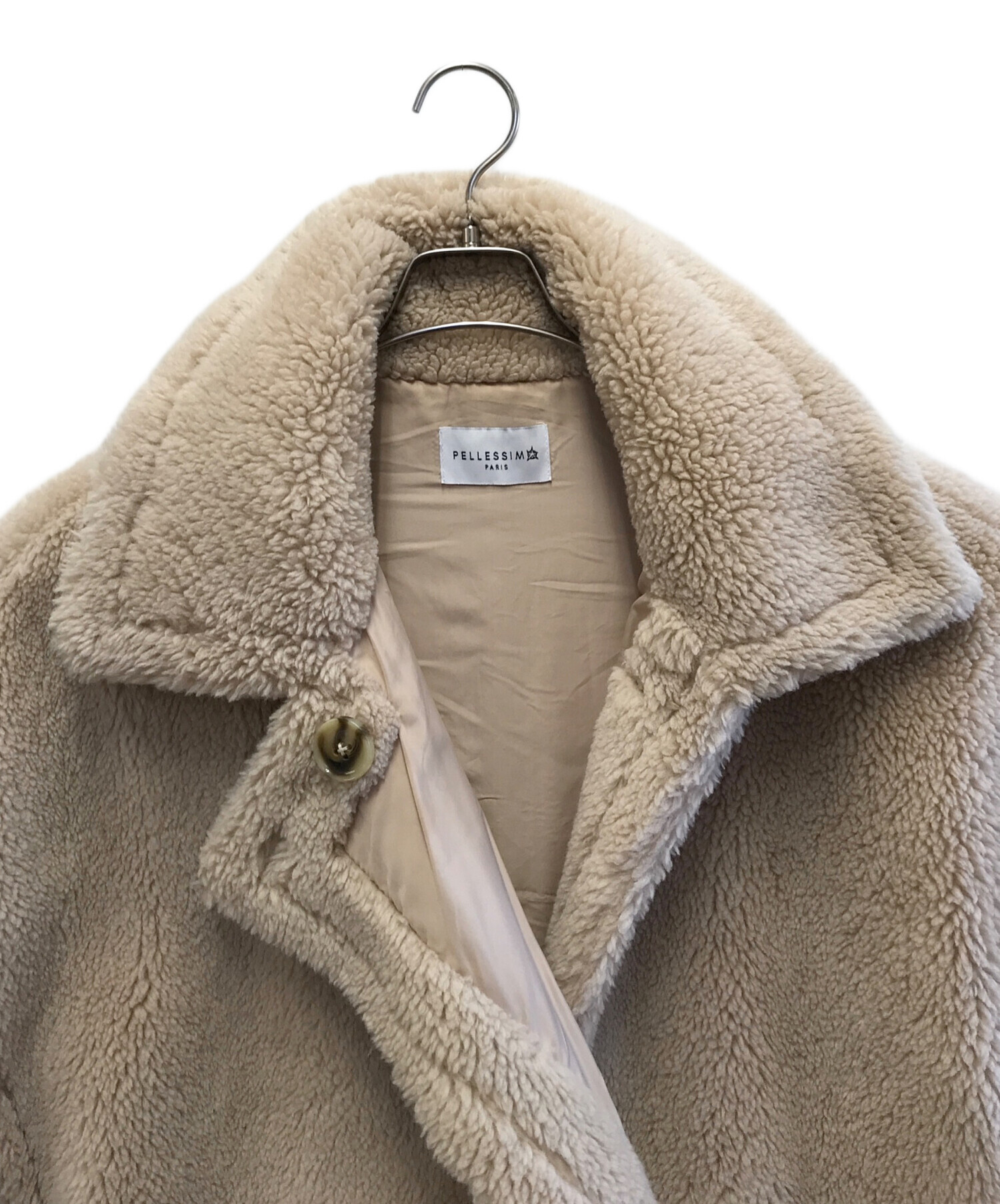 curensology【PELLESSIMO】ボアショートベスト curensology【PELLESSIMO】ボアショートベスト