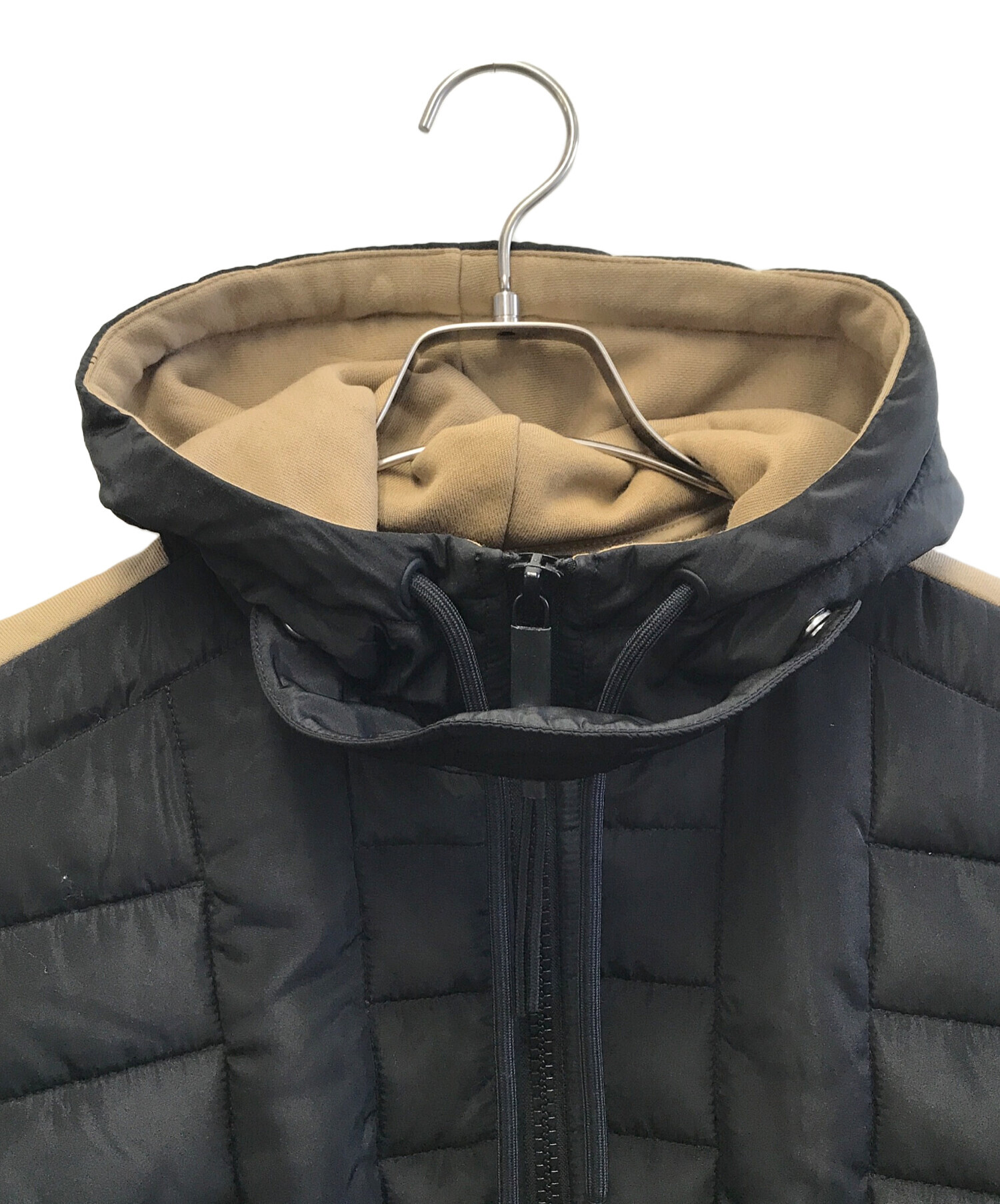 中古・古着通販】DIESEL (ディーゼル) 切替ブルゾン ブラック×オリーブ 