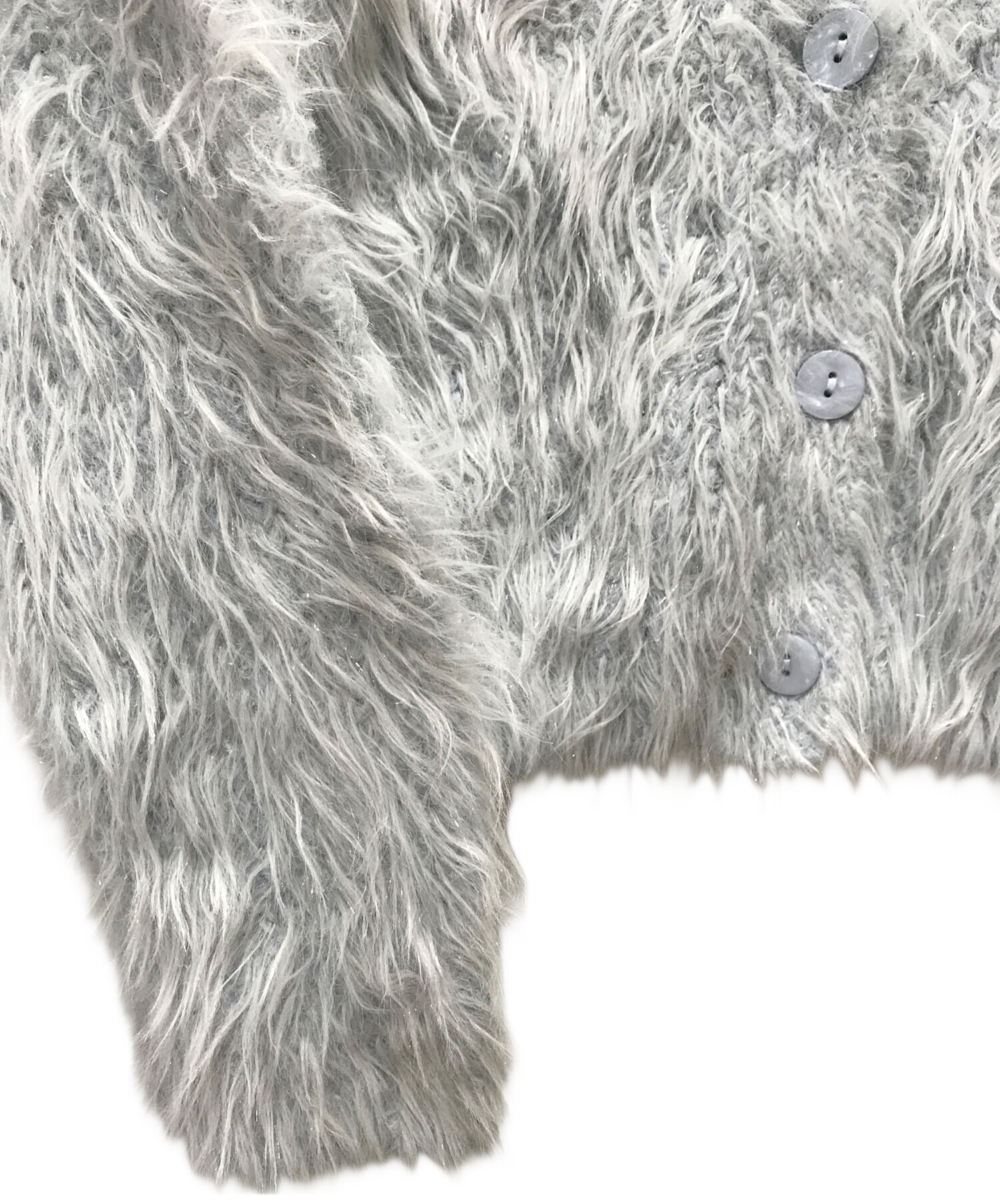 中古・古着通販】FRAY ID (フレイ アイディー) フィルムシャギーニット