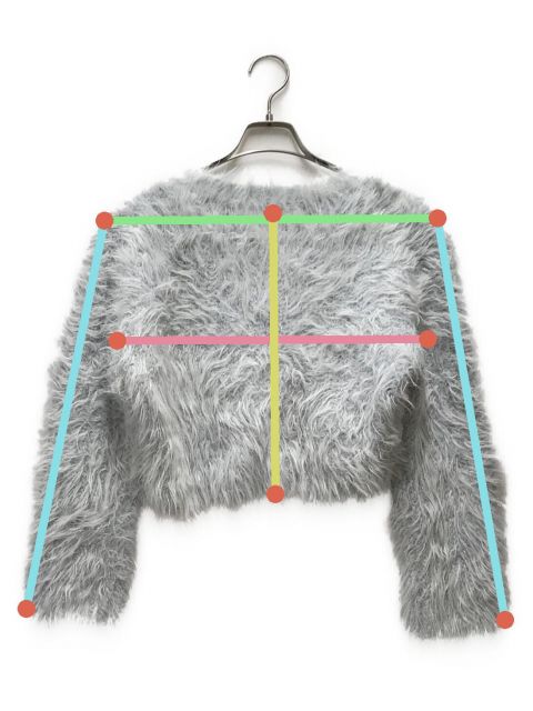 中古・古着通販】FRAY ID (フレイ アイディー) フィルムシャギーニット