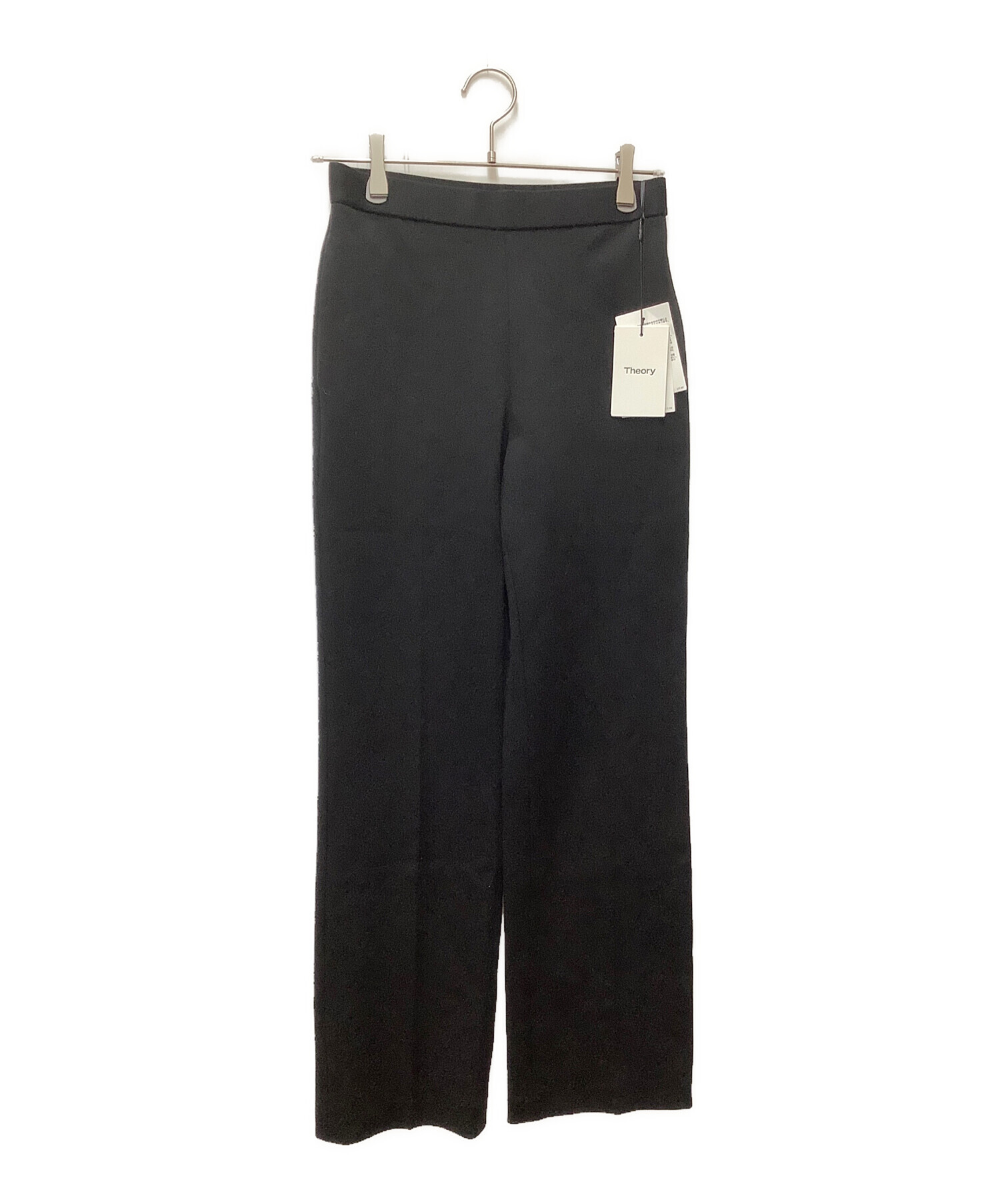 中古・古着通販】theory (セオリー) パンツ ブラック サイズ:P 未使用  