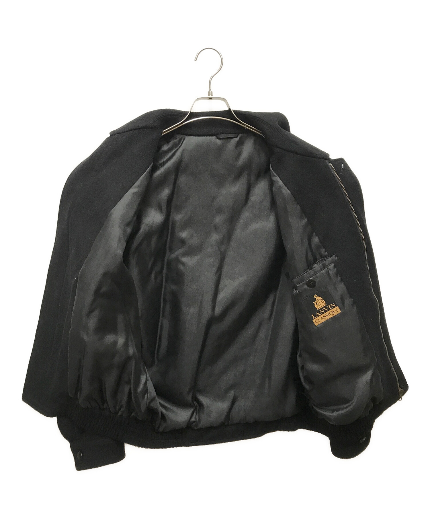 LANVIN CLASSIQUE ジャケット 48 黒 LANVIN CLASSIQUE ランバン
