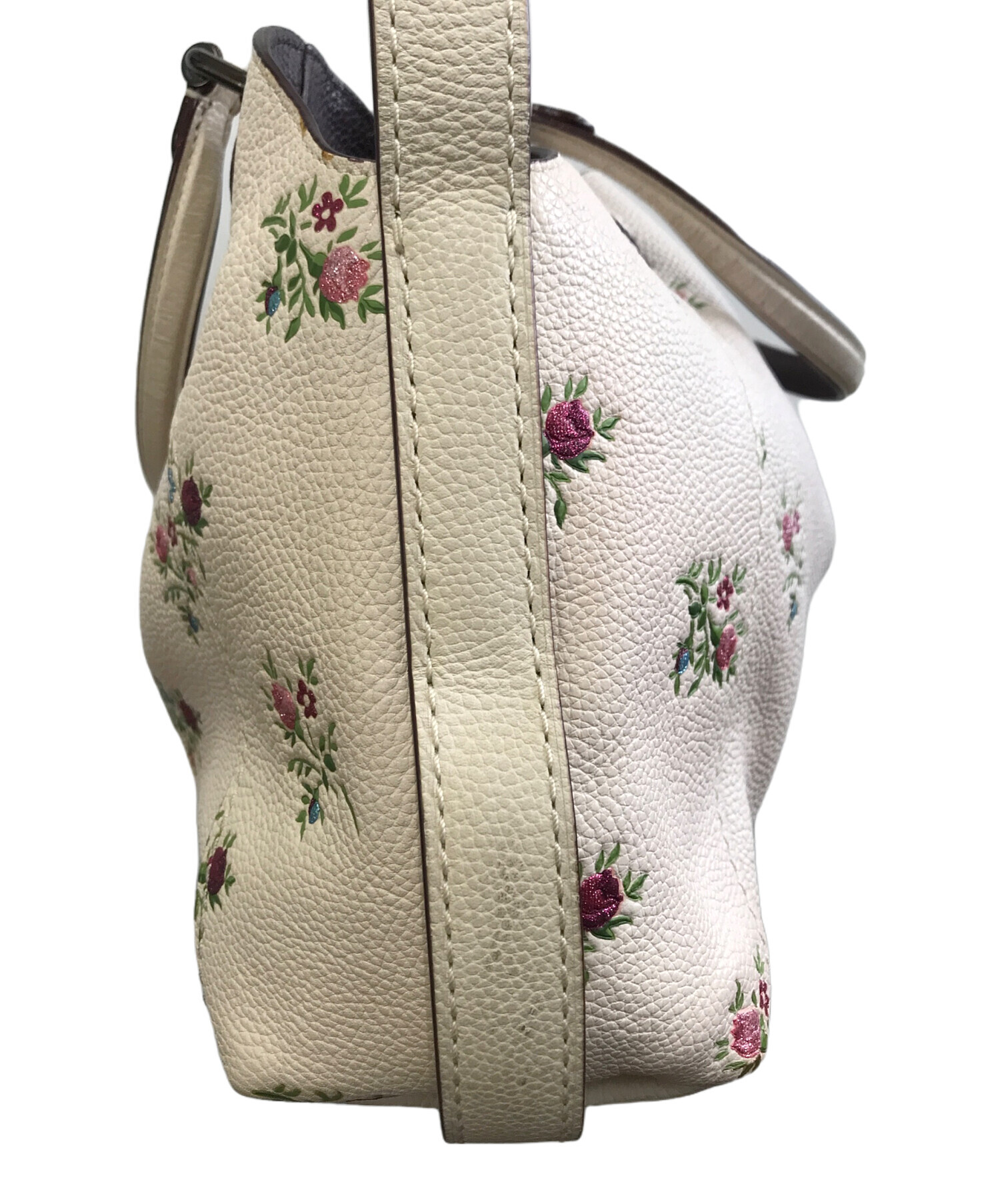 中古・古着通販】COACH (コーチ) 2WAYバッグ ベージュ｜ブランド・古着 