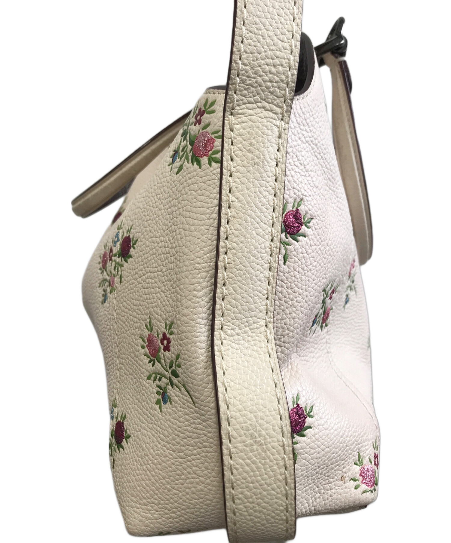 中古・古着通販】COACH (コーチ) 2WAYバッグ ベージュ｜ブランド・古着 
