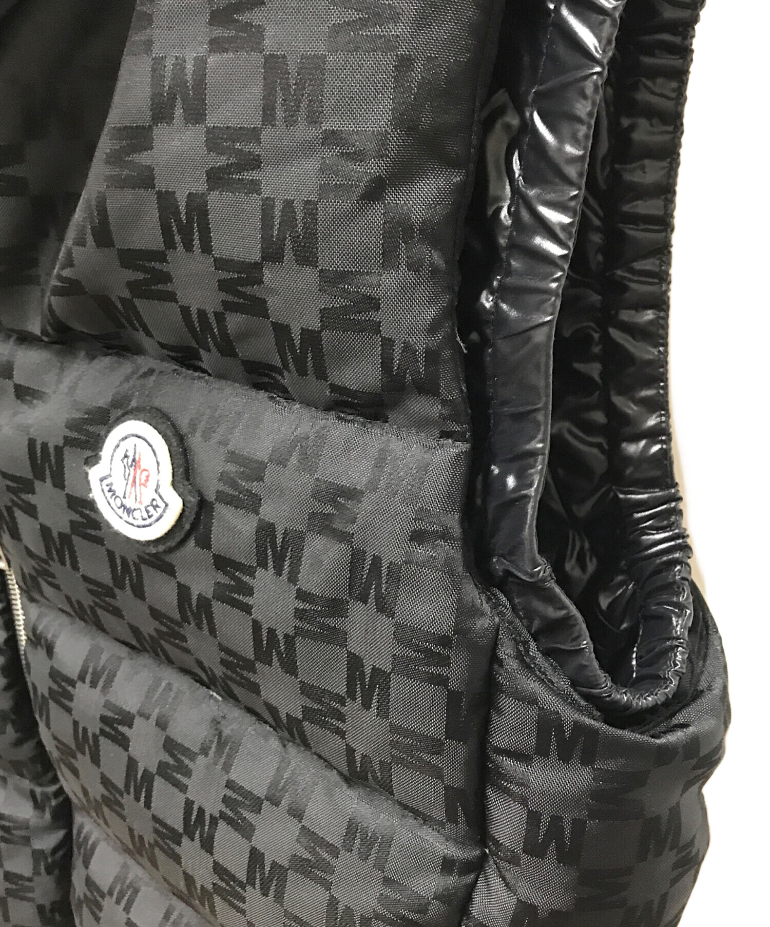 中古・古着通販】MONCLER (モンクレール) ダウンベスト ブラック