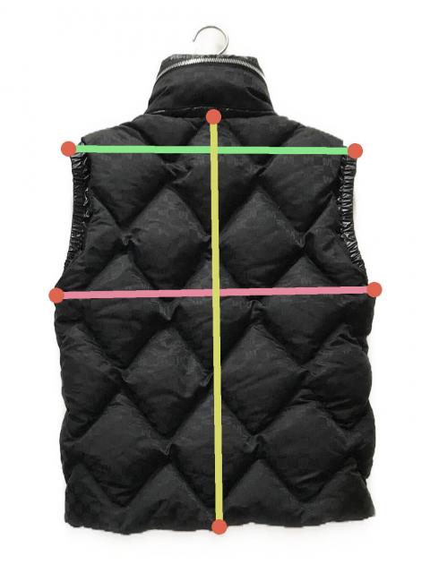 中古・古着通販】MONCLER (モンクレール) ダウンベスト ブラック