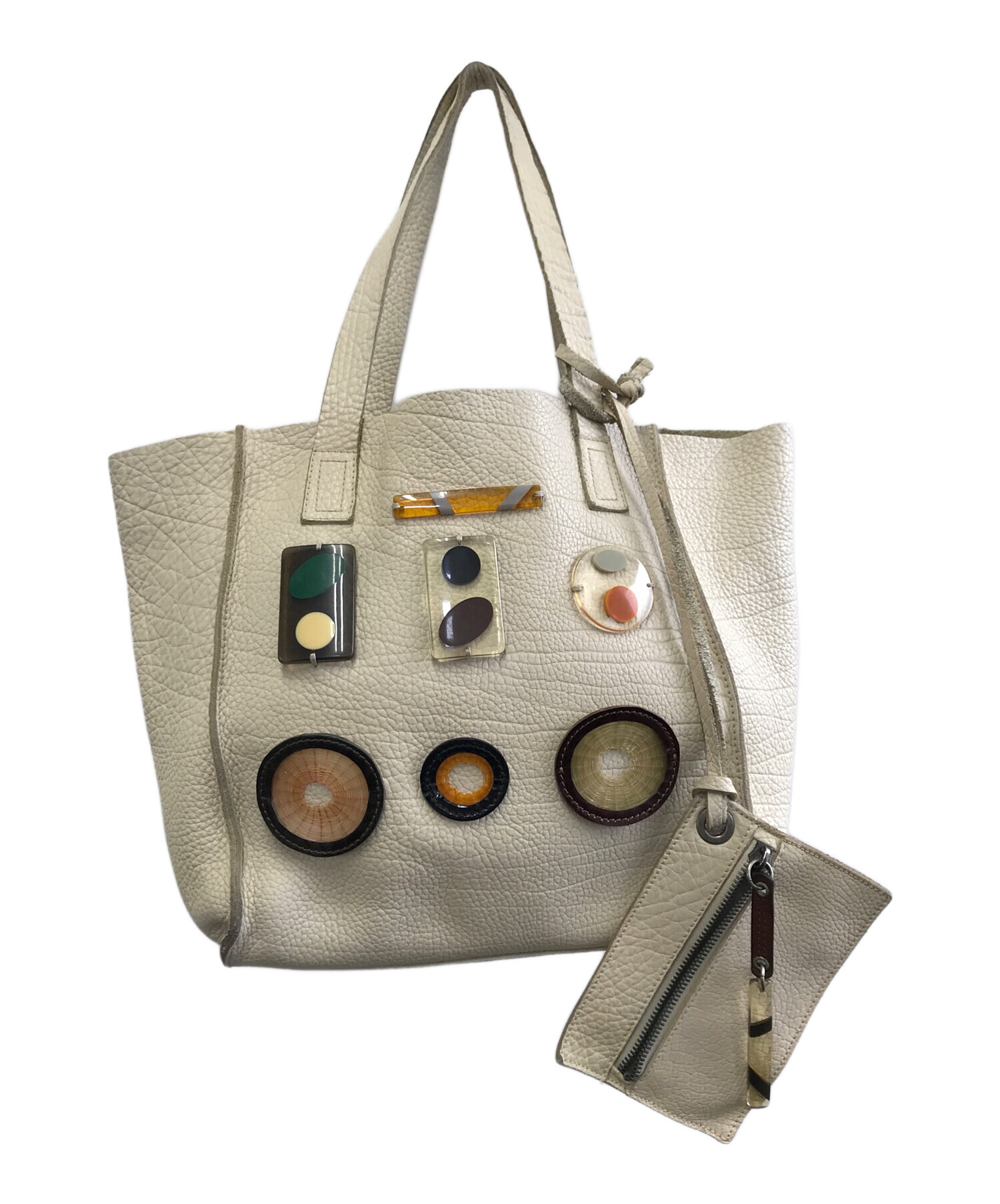中古・古着通販】MARNI (マルニ) トートバッグ ベージュ｜ブランド 