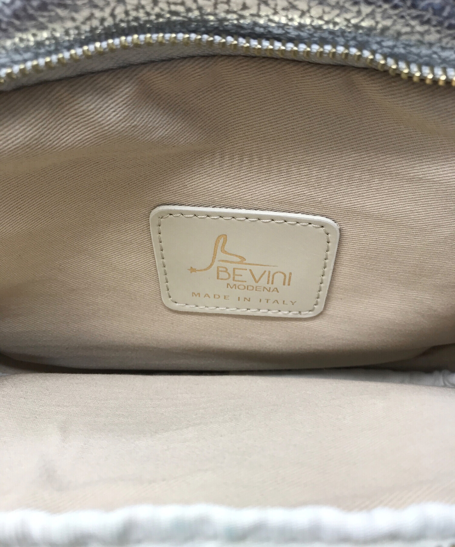 中古・古着通販】bevini (ベヴィニ) 2WAYバッグ ライトグレー 