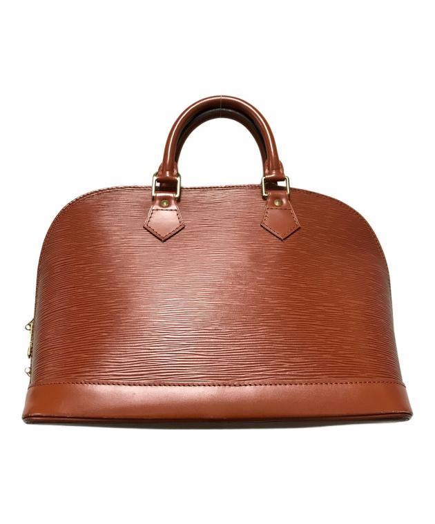 ルイヴィトン アルマPM エピ ブラウン ハンドバッグ 中古・古着通販】LOUIS VUITTON (ルイ ヴィトン) アルマPM エピ