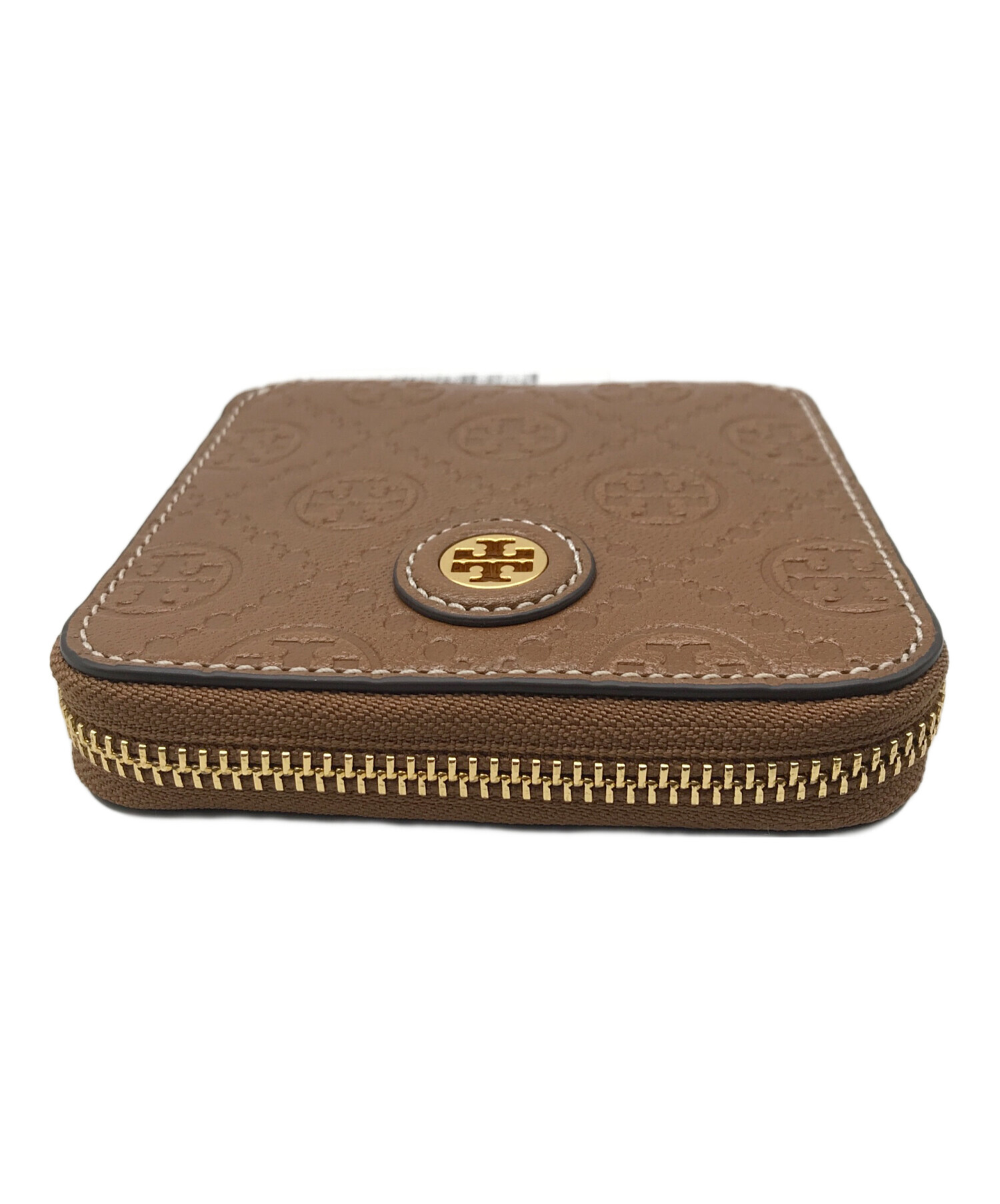 中古・古着通販】TORY BURCH (トリーバーチ) 2つ折り財布 ブラウン 未 