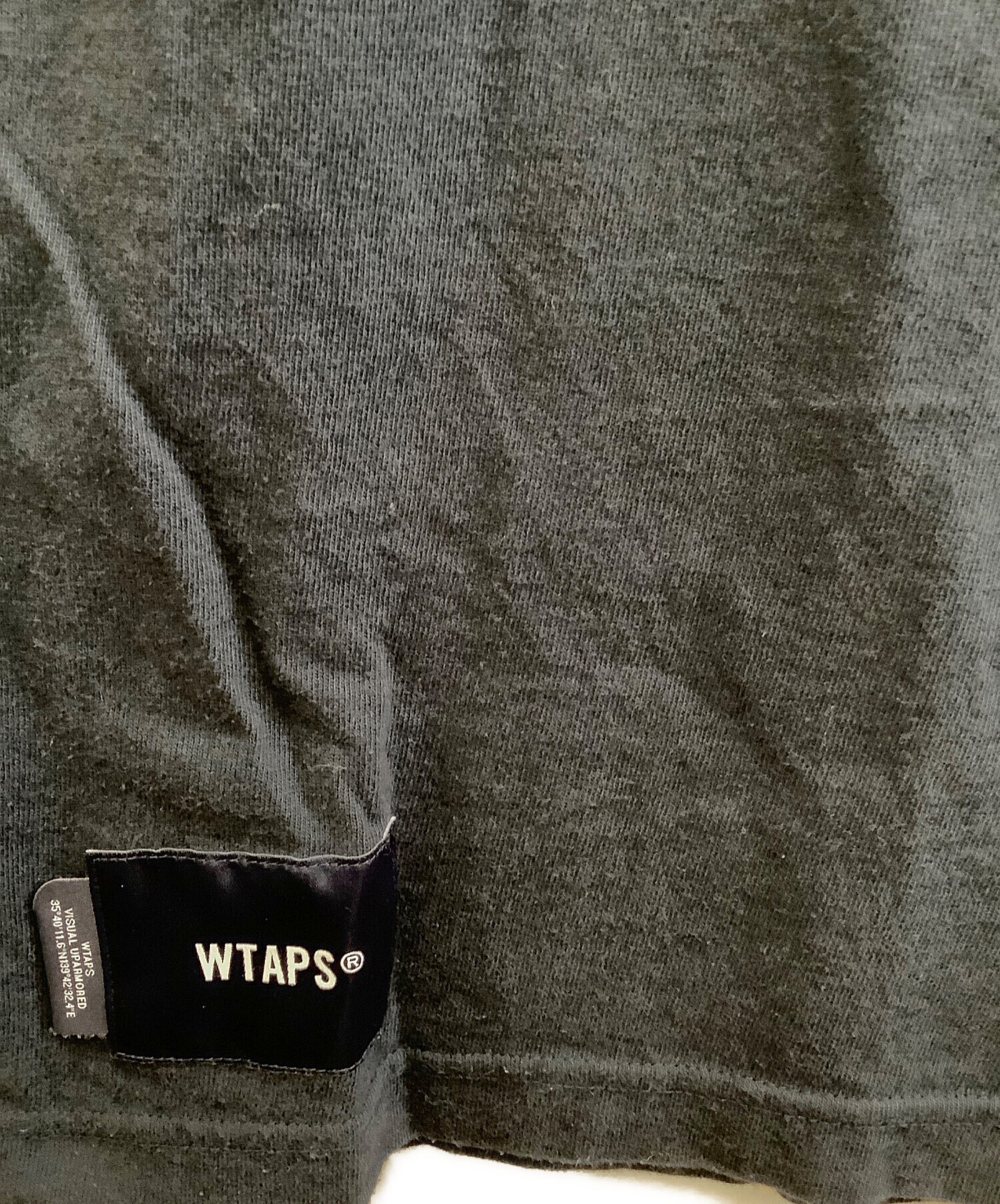 中古・古着通販】WTAPS (ダブルタップス) 長袖カットソー ブラック 