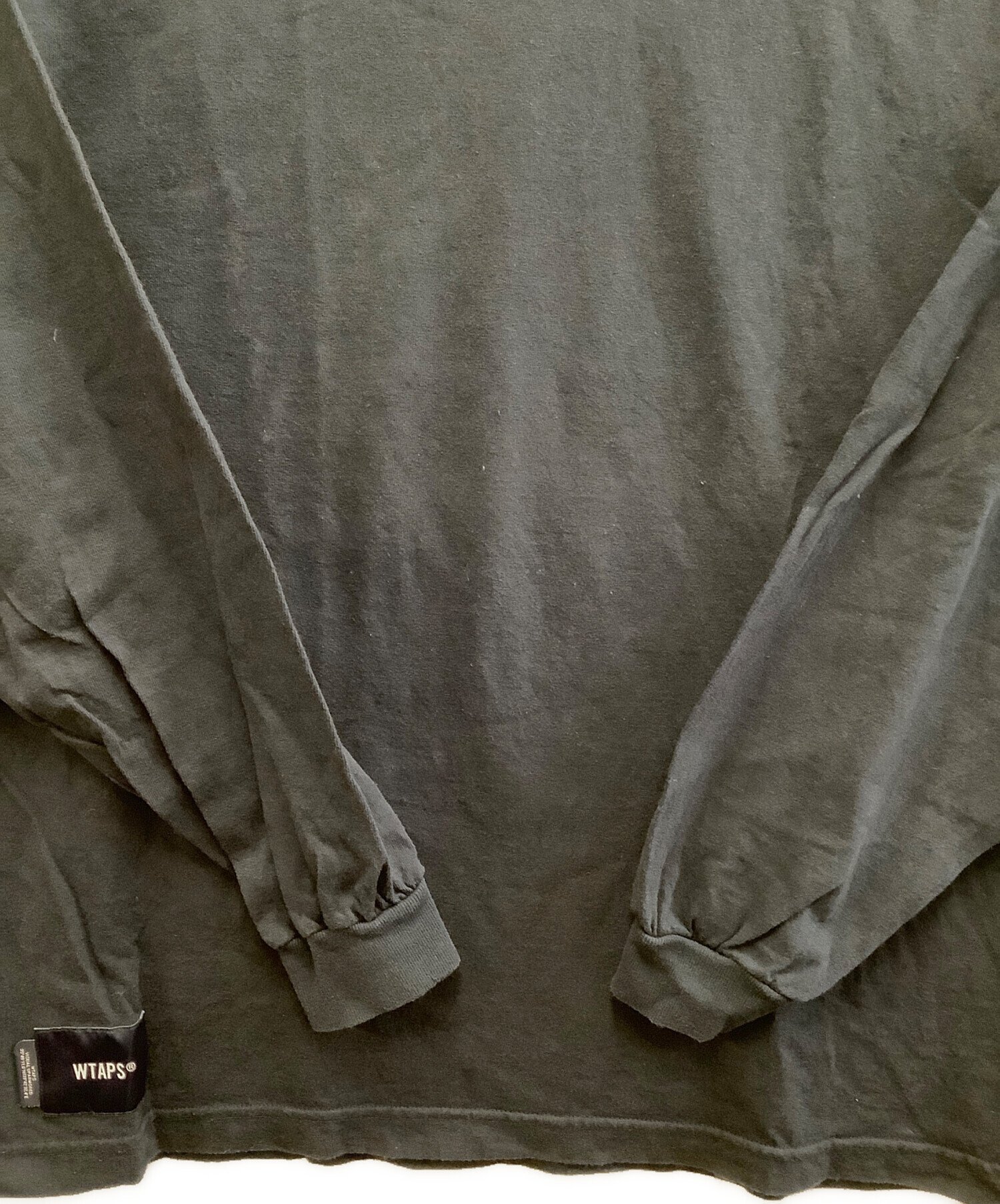中古・古着通販】WTAPS (ダブルタップス) 長袖カットソー ブラック 