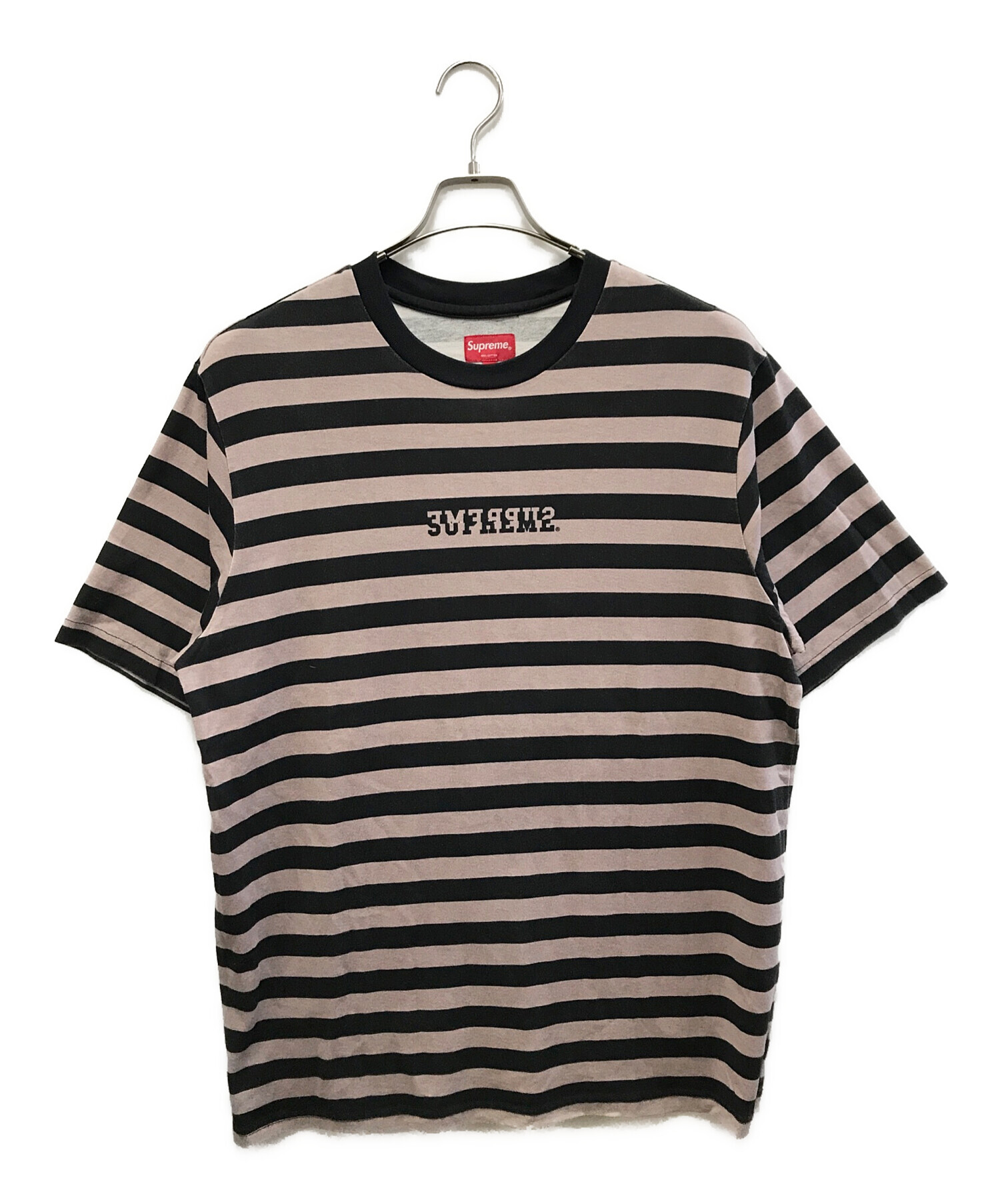 中古・古着通販】SUPREME (シュプリーム) REVERSE STRIPE S/S TOP