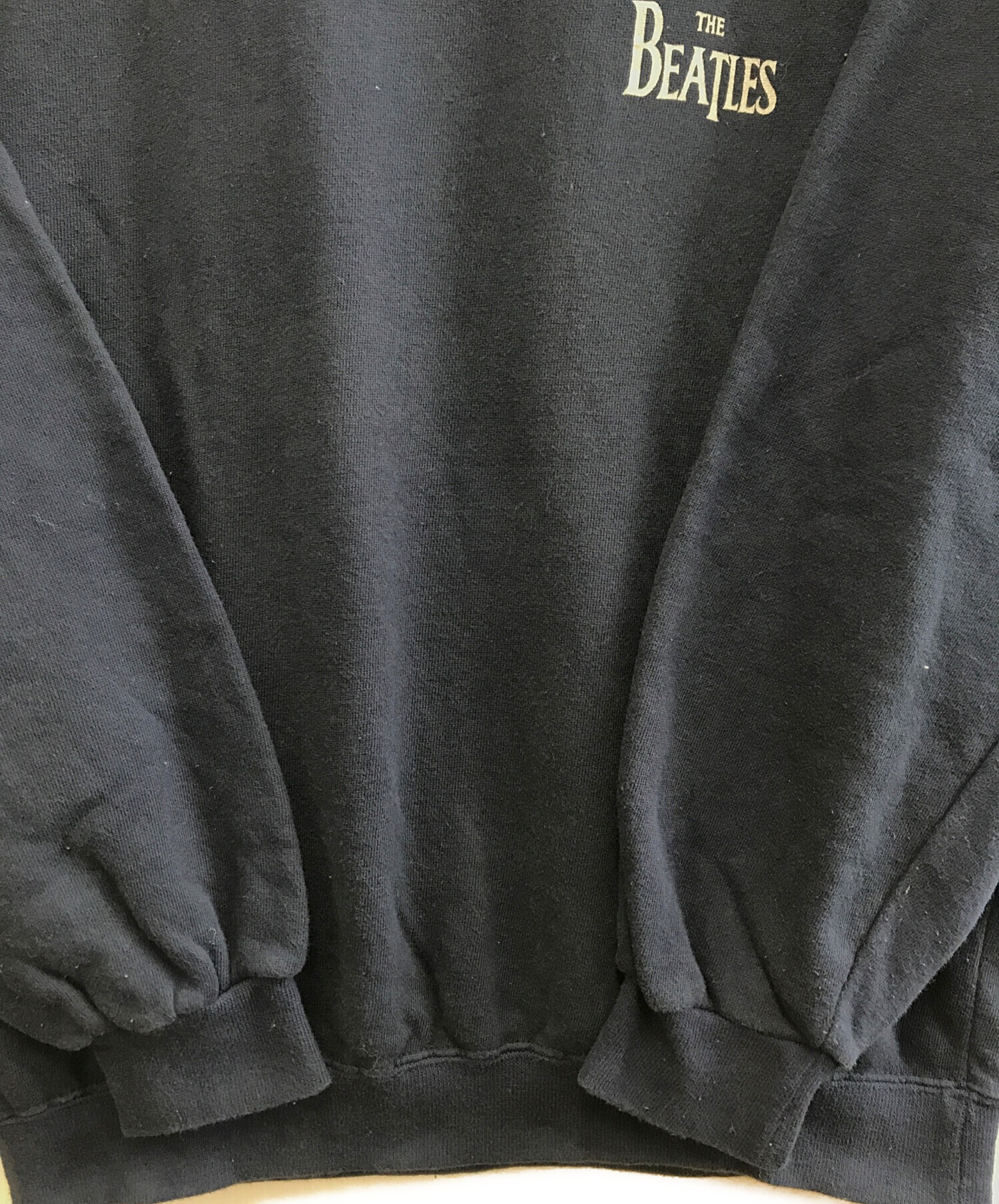 80s ビートルズ オマージュ スウェット XL ネイビー ヴィンテージ 古着 