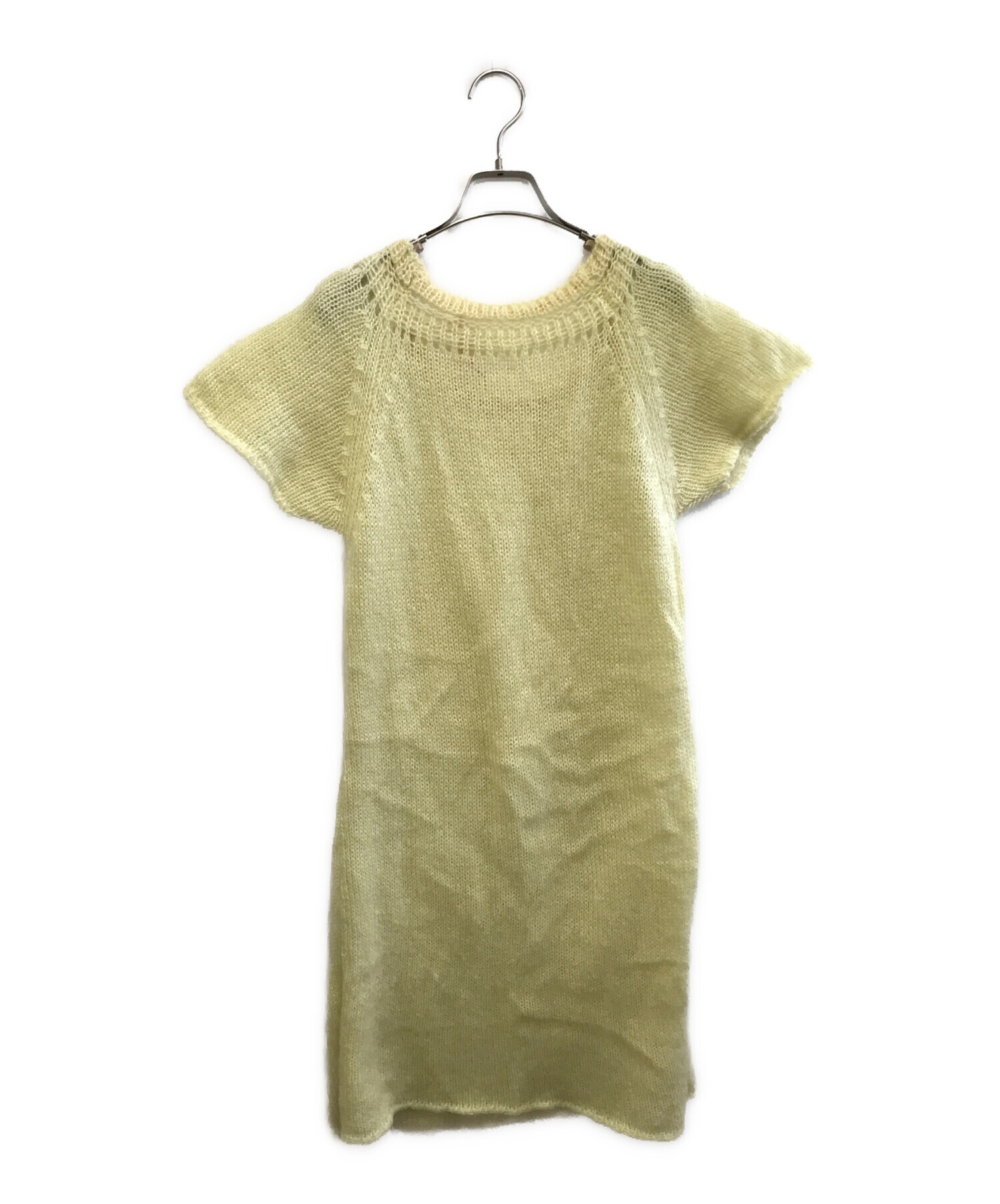 中古・古着通販】MARNI (マルニ) モヘアニットワンピース グレー 