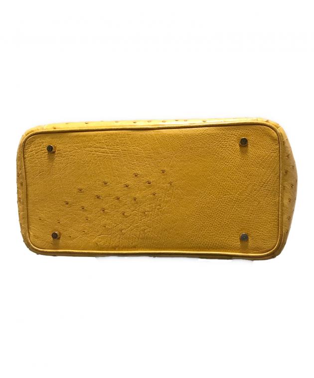 中古・古着通販】cara cara (カラカラ) オーストリッチハンドバッグ