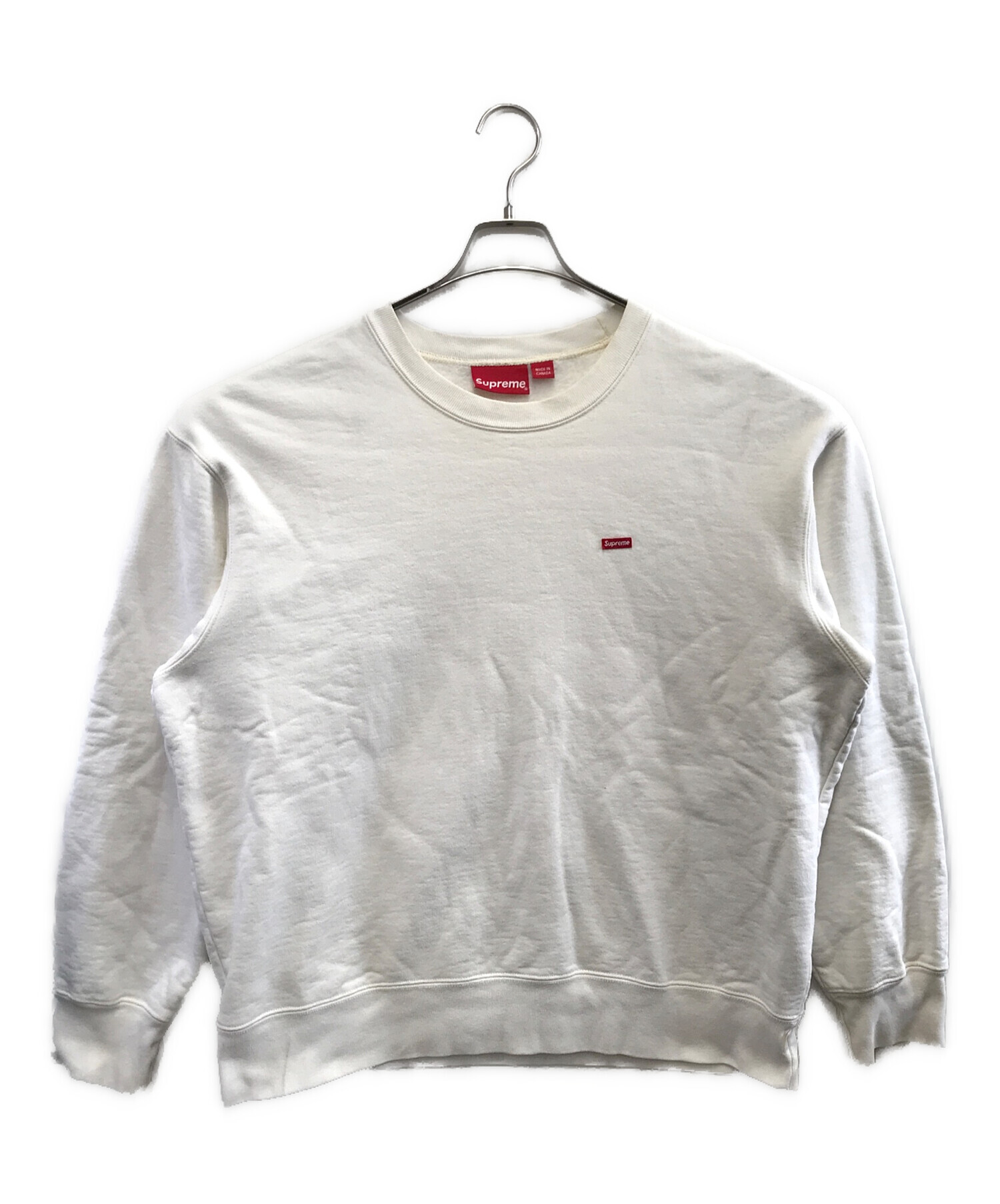 中古・古着通販】SUPREME (シュプリーム) スウェット ホワイト サイズ 