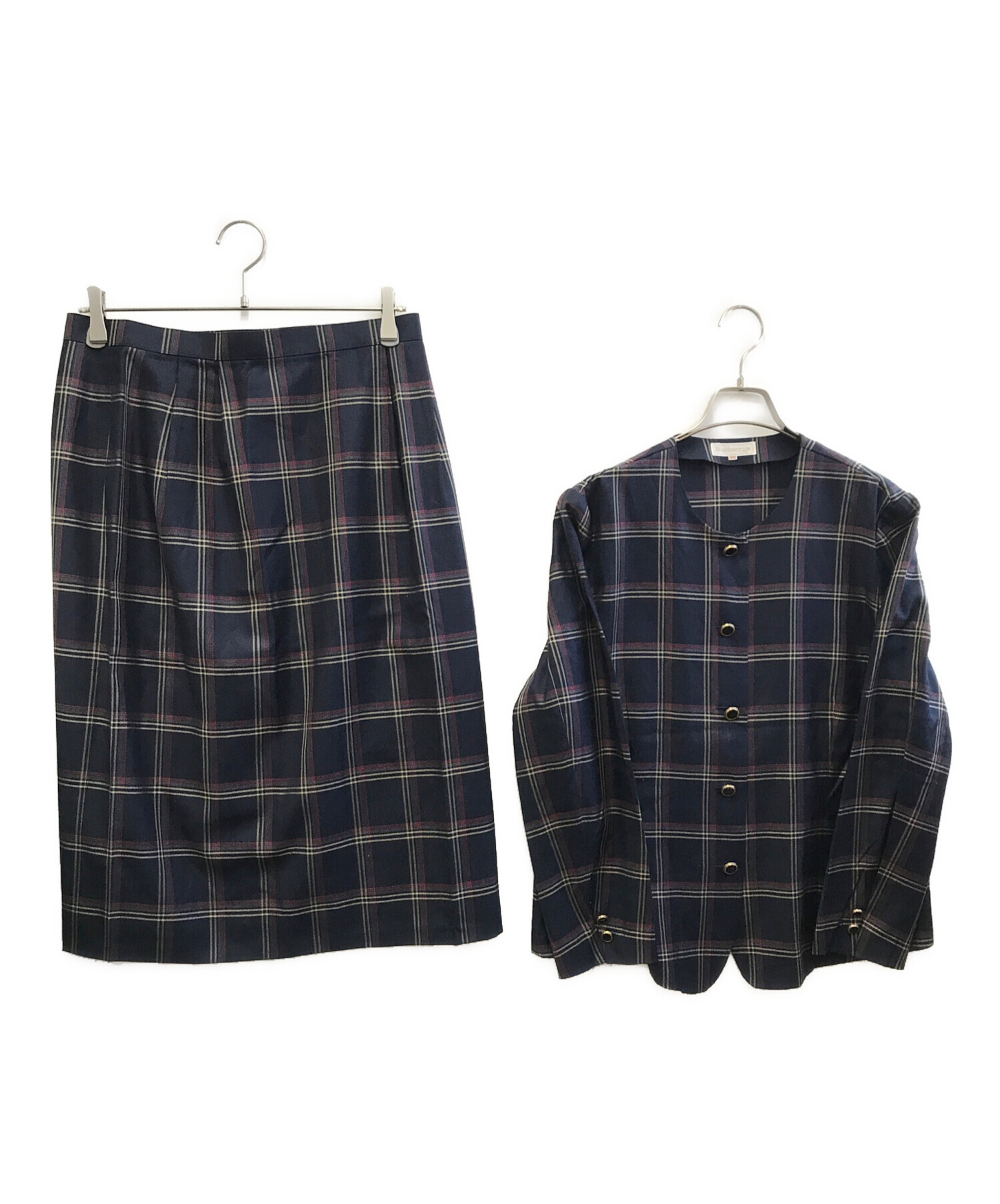 中古・古着通販】Burberry's (バーバリーズ) セットアップ ネイビー