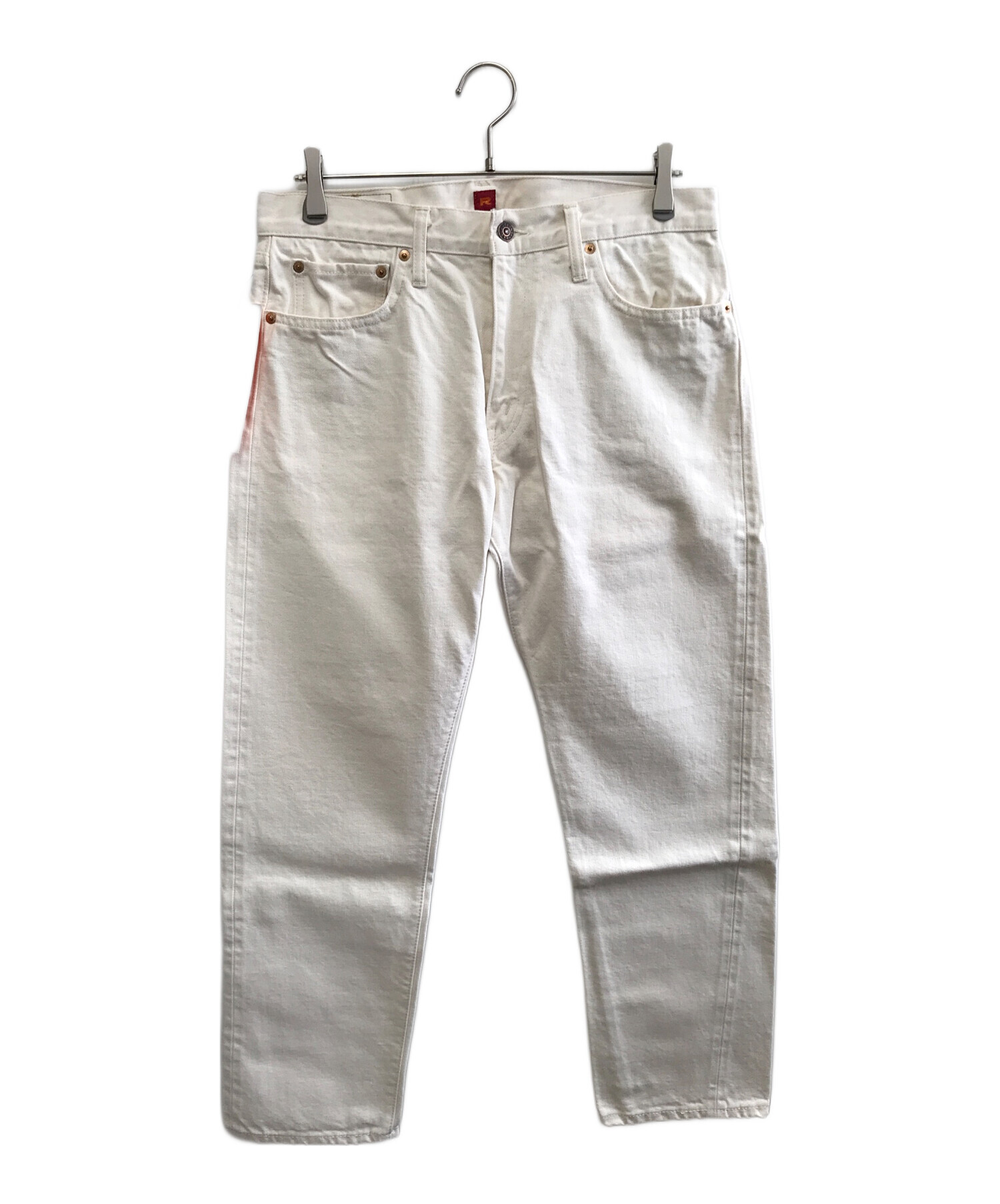 中古・古着通販】RESOLUTE (リゾルト) デニムパンツ ホワイト サイズ 