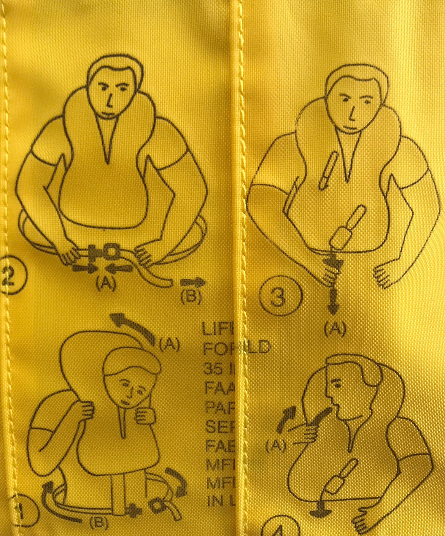 中古・古着通販】JAL (ジャル) ライフベストサコッシュ イエロー