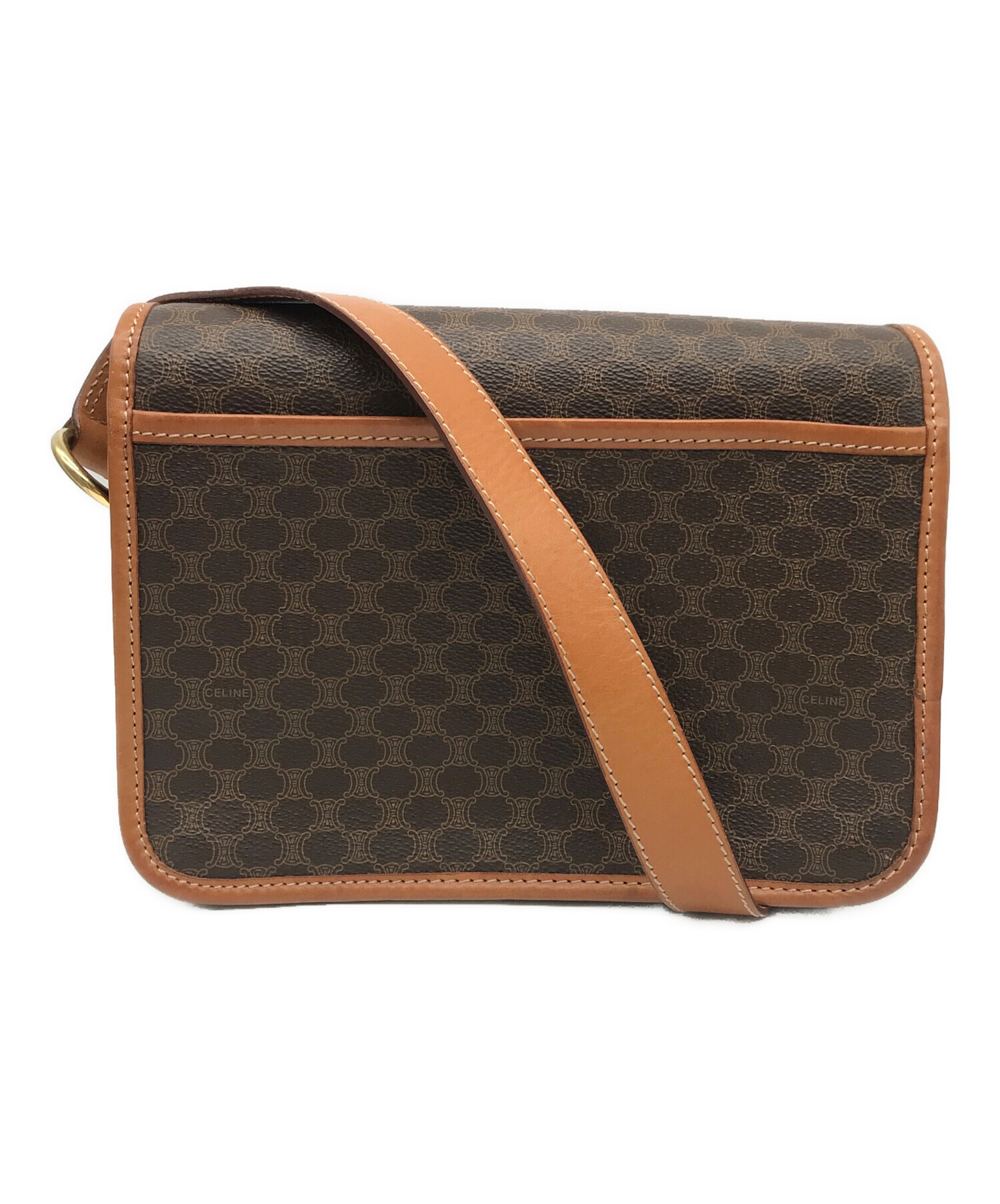 中古・古着通販】CELINE (セリーヌ) ショルダーバッグ ブラウン