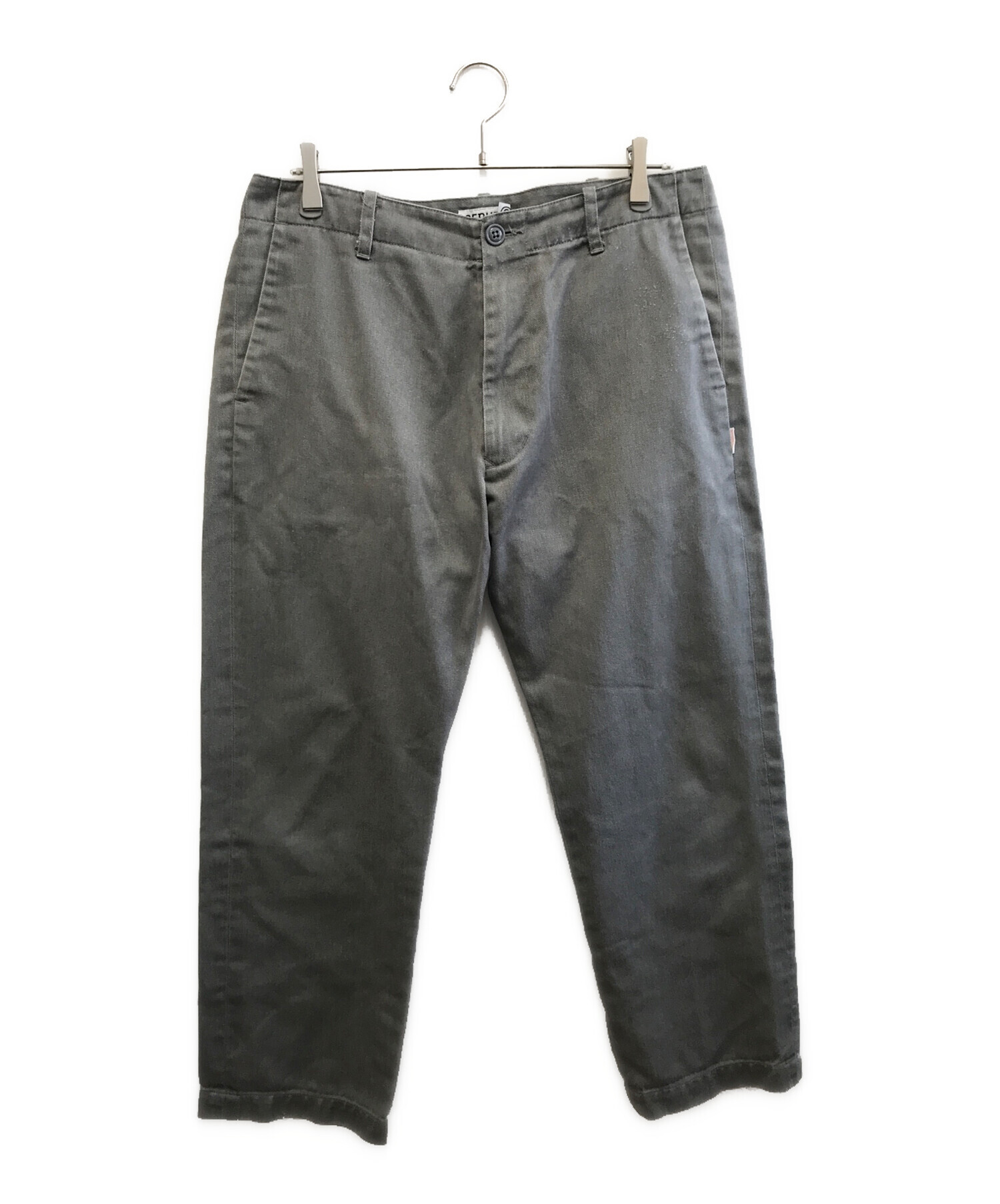 中古・古着通販】SEQUEL (シークエル) デニムパンツ グレー サイズ:L 