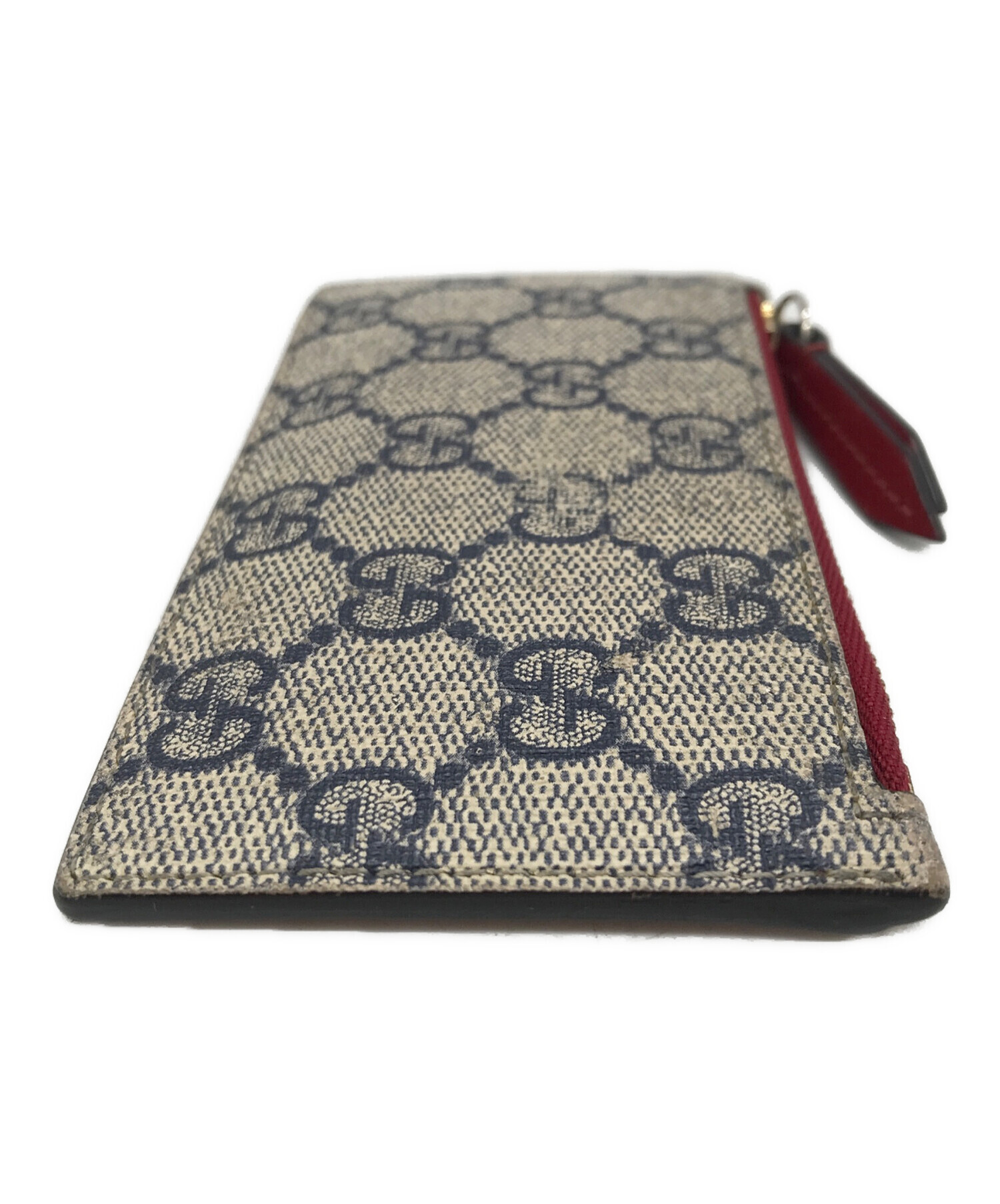 中古・古着通販】GUCCI (グッチ) コインケース ベージュ×レッド