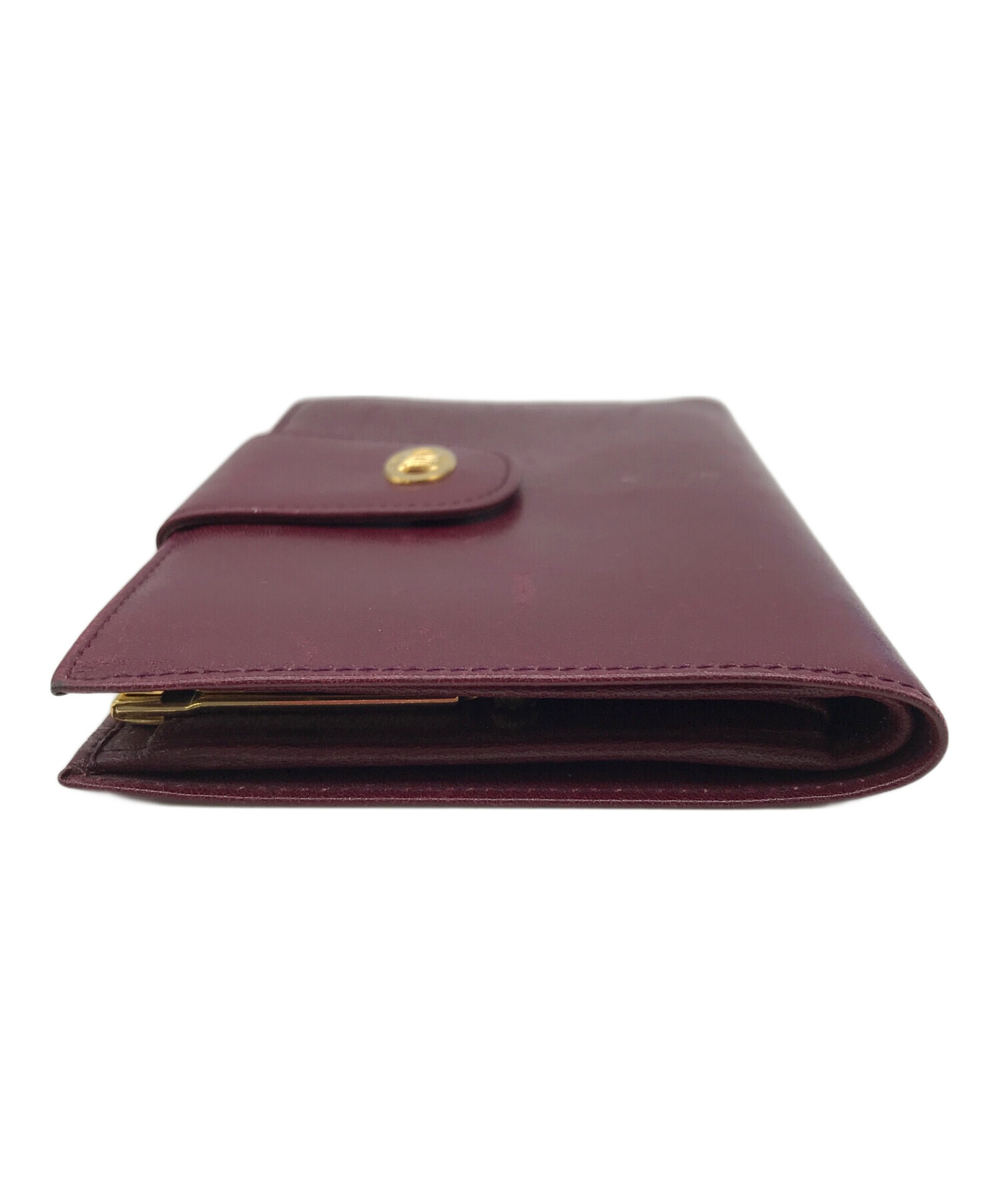中古・古着通販】CELINE (セリーヌ) 3つ折り財布 ボルドー｜ブランド 