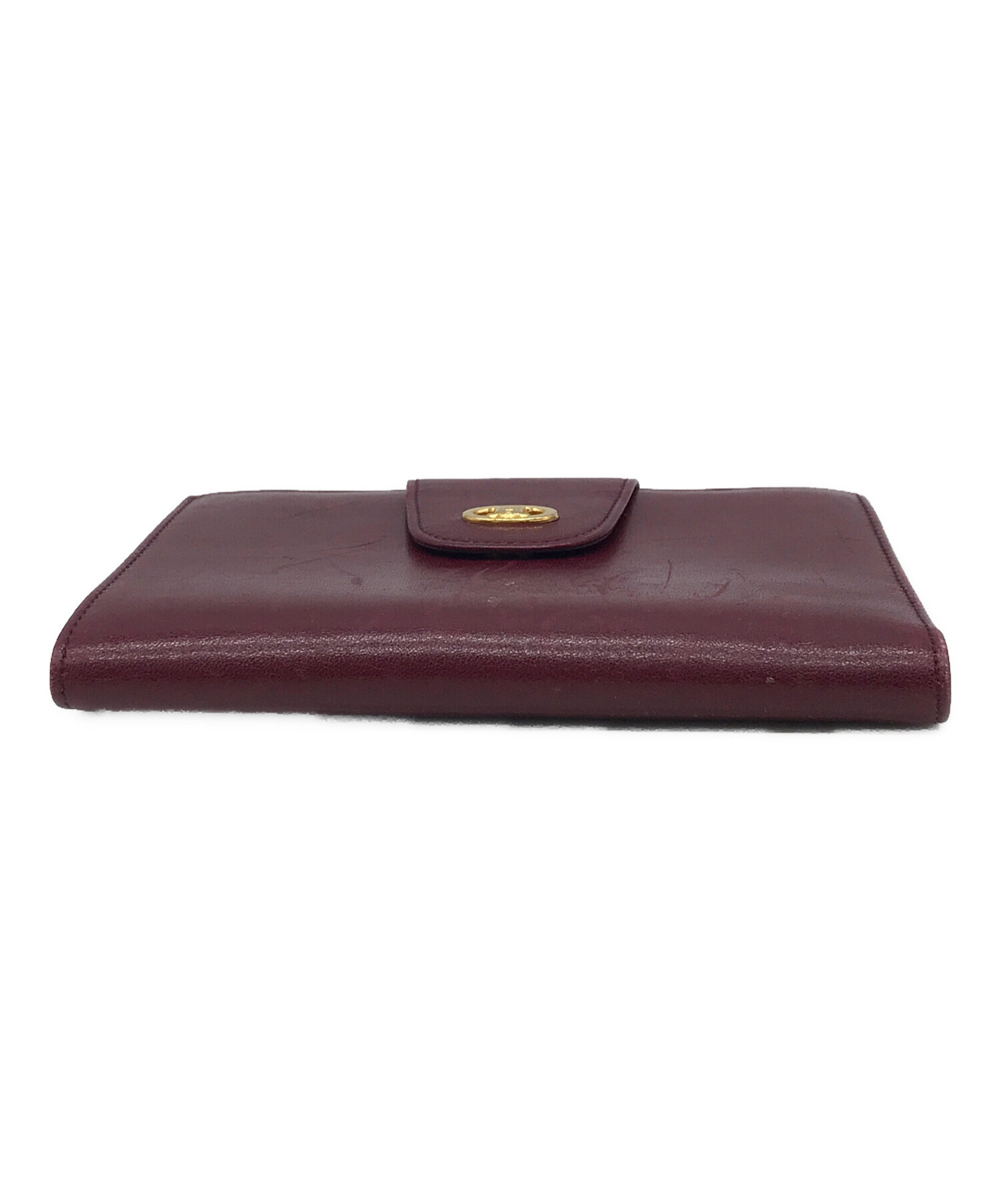 中古・古着通販】CELINE (セリーヌ) 3つ折り財布 ボルドー 中古・古着通販】CELINE (セリーヌ) 3つ折り財布 ボルドー