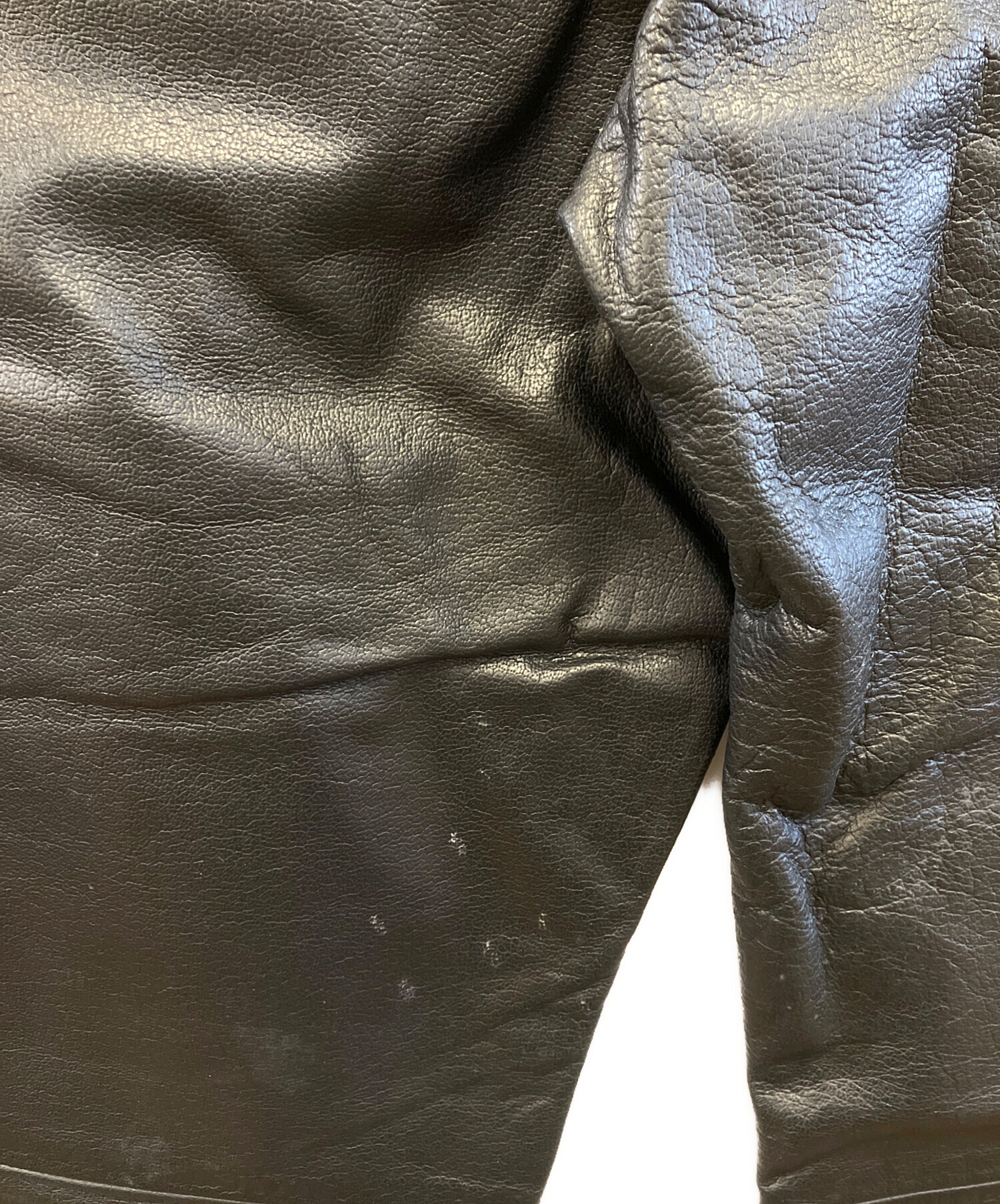 AVIREX　本革仕様　レザーパンツ AVIREX - レザーパンツ バイク 本革 アヴィレックス メンズ 黒 革