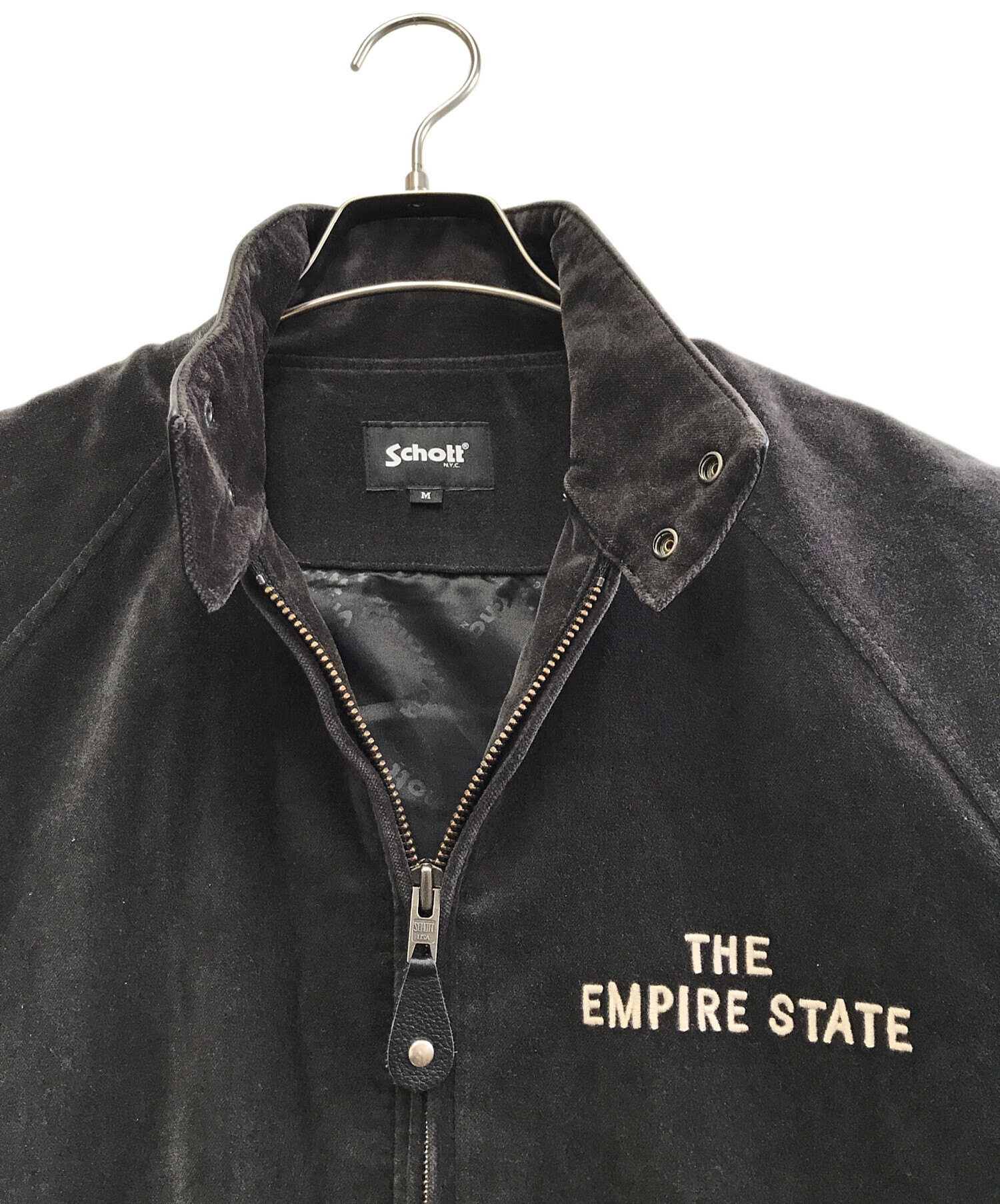 中古・古着通販】Schott (ショット) LEATHER COMBI SOUVENIR JACKET