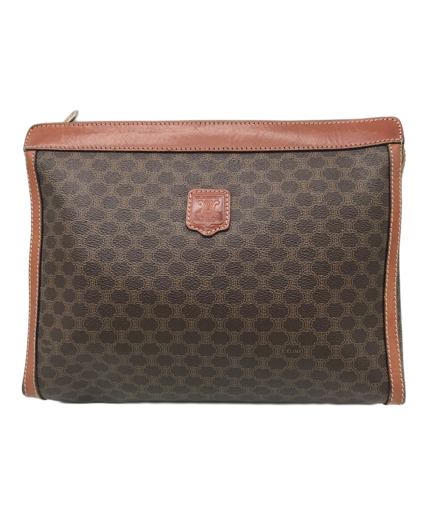 中古・古着通販】CELINE (セリーヌ) セカンドバッグ ブラウン