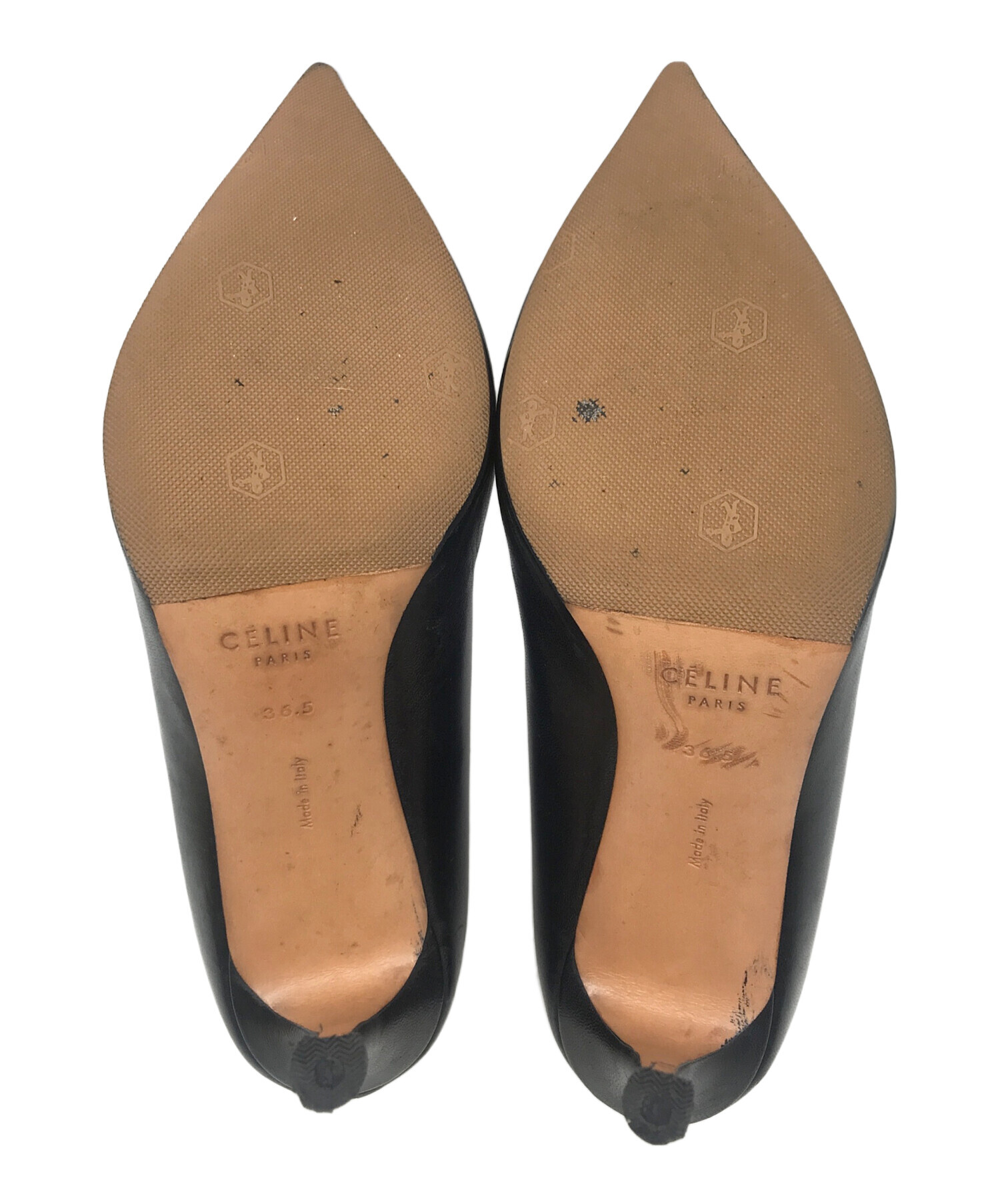 中古・古着通販】CELINE (セリーヌ) ヒールパンプス ブラック サイズ