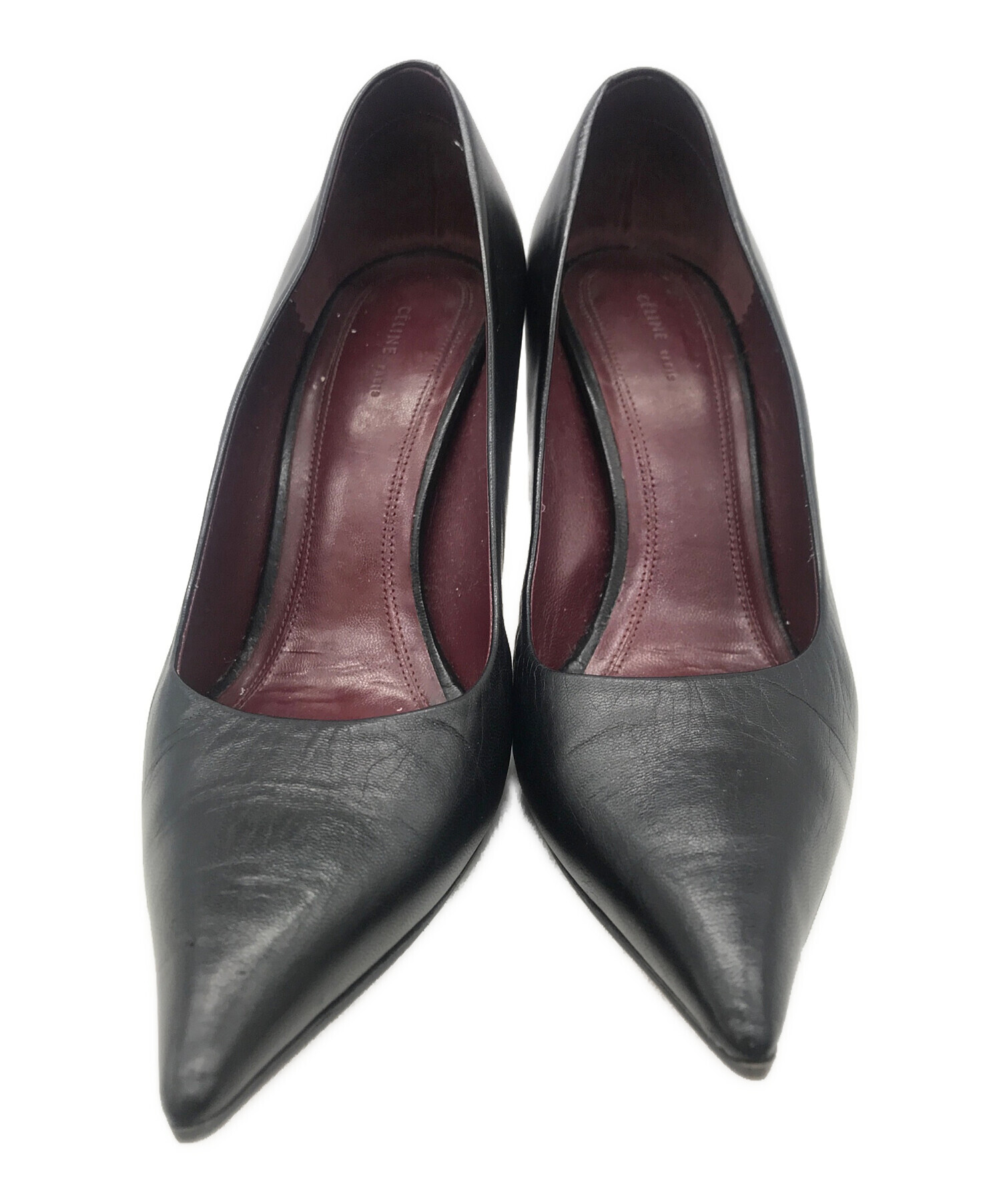 中古・古着通販】CELINE (セリーヌ) ヒールパンプス ブラック サイズ