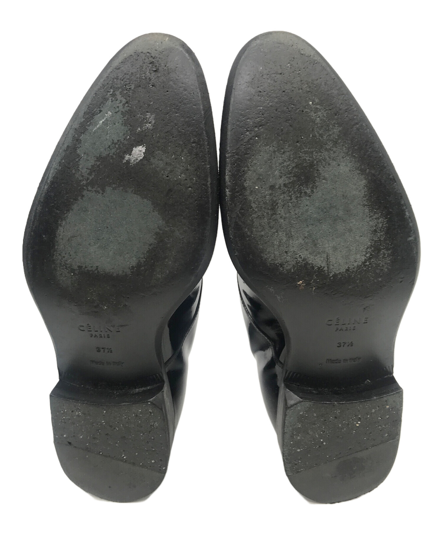 中古・古着通販】CELINE (セリーヌ) プレーントゥシューズ ブラック 